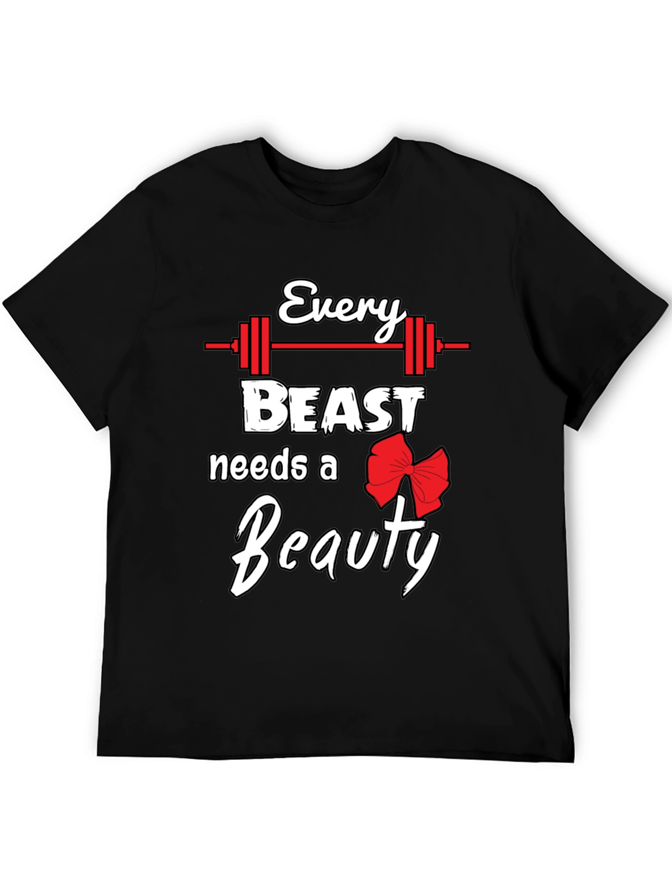 Camiseta Hombre Negra Beast and Beauty