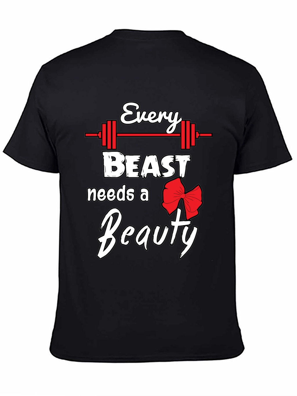 Camiseta Hombre Negra Beast and Beauty