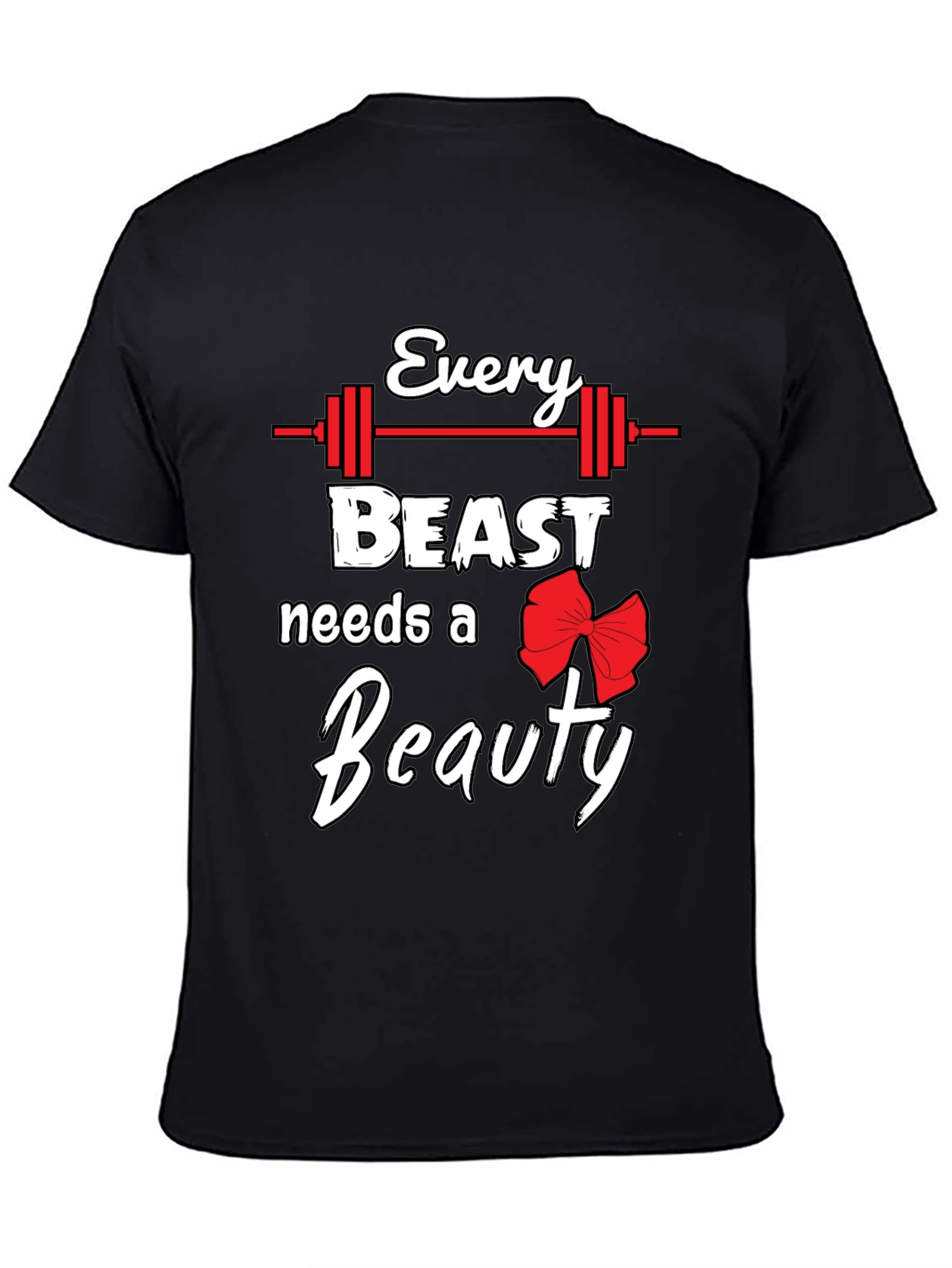 Camiseta Hombre Negra Beast and Beauty