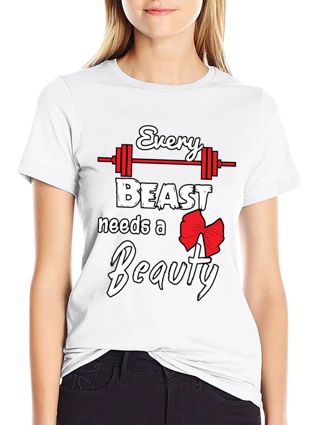 Camiseta Hombre Negra Beast and Beauty