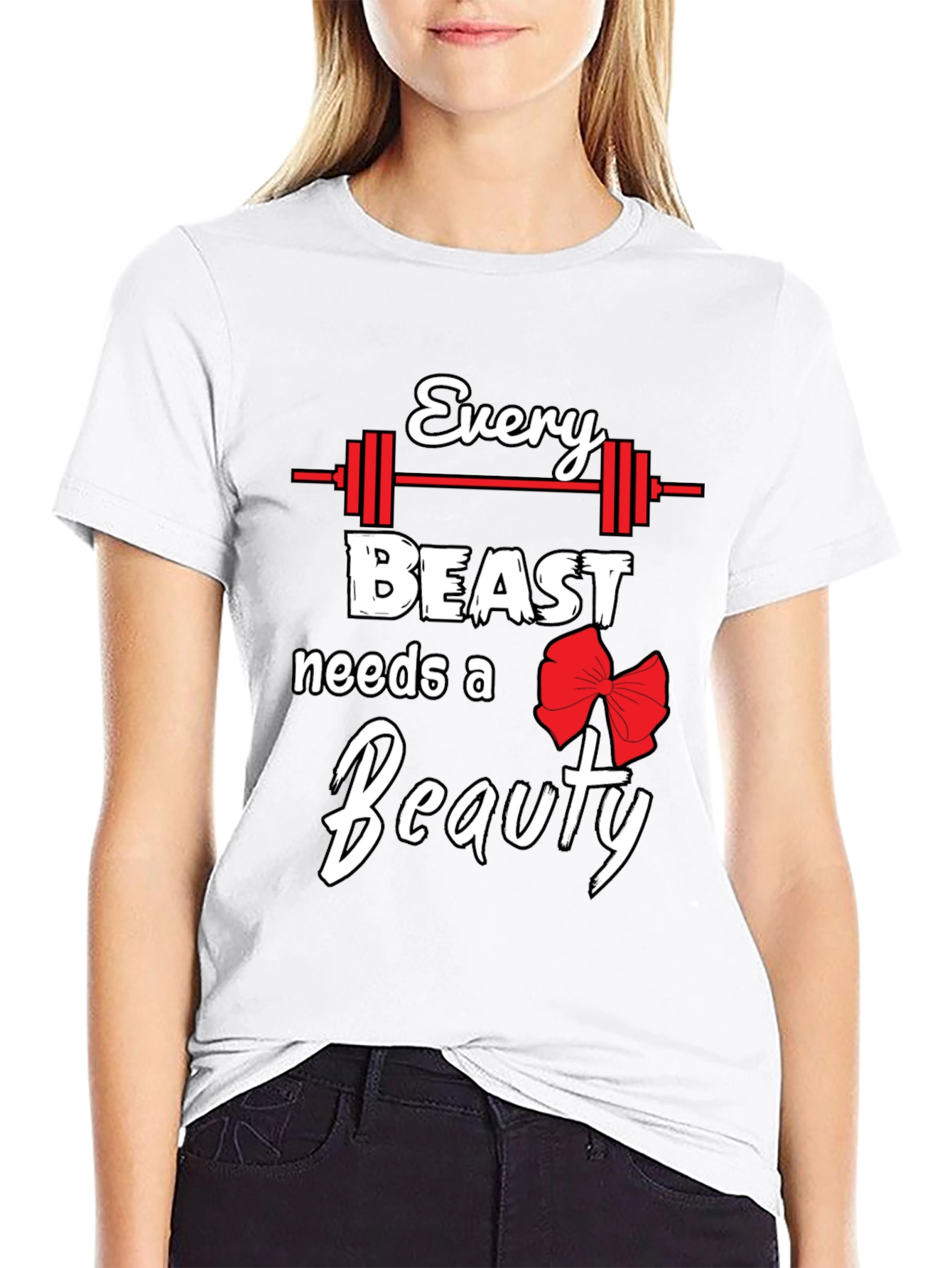 Camiseta Hombre Negra Beast and Beauty