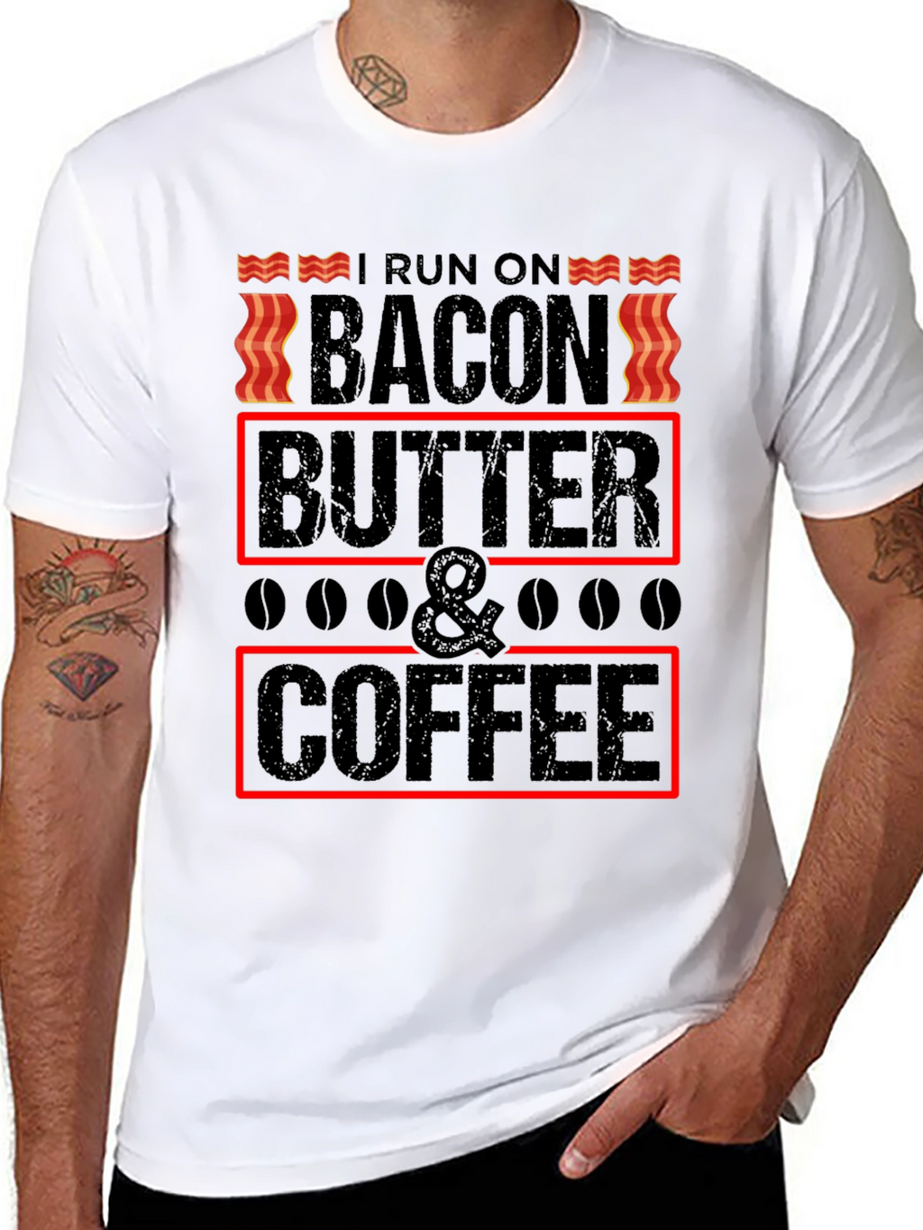 Camiseta Bacon Butter & Coffee