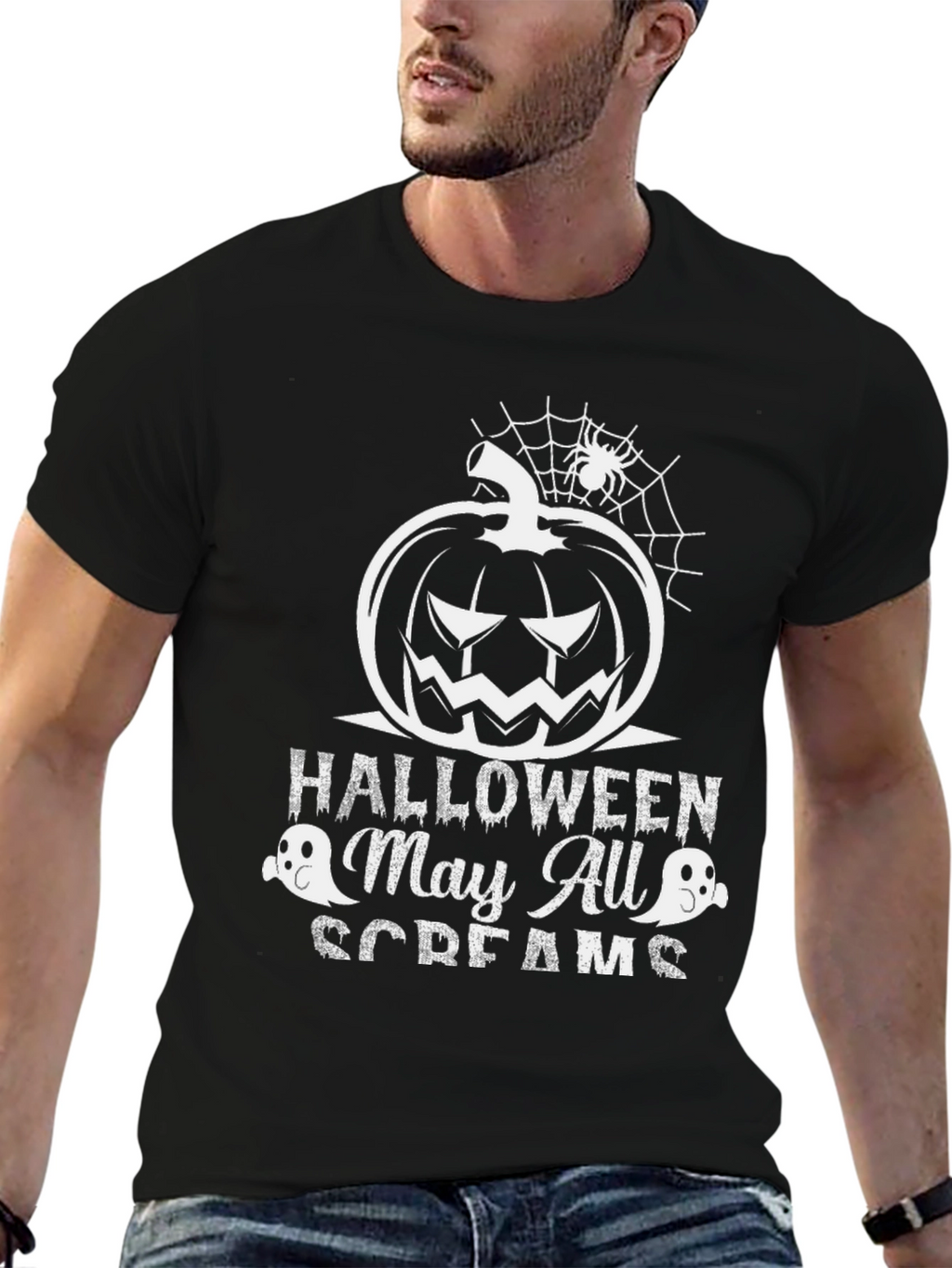 Camiseta Halloween: ¡Que todos griten!