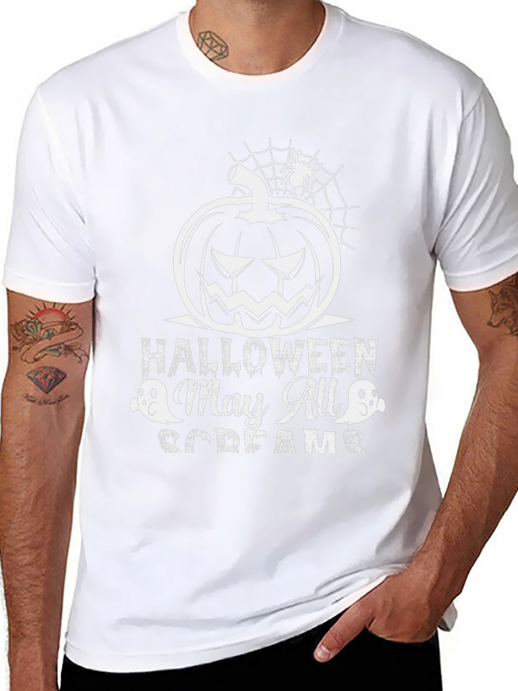 Camiseta Halloween: ¡Que todos griten!