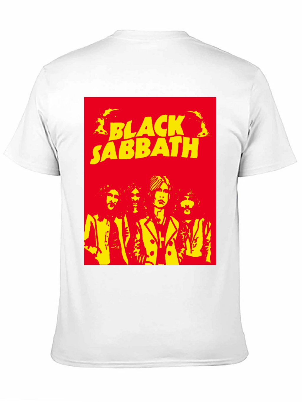 Camiseta Black Sabbath Retro para Hombre