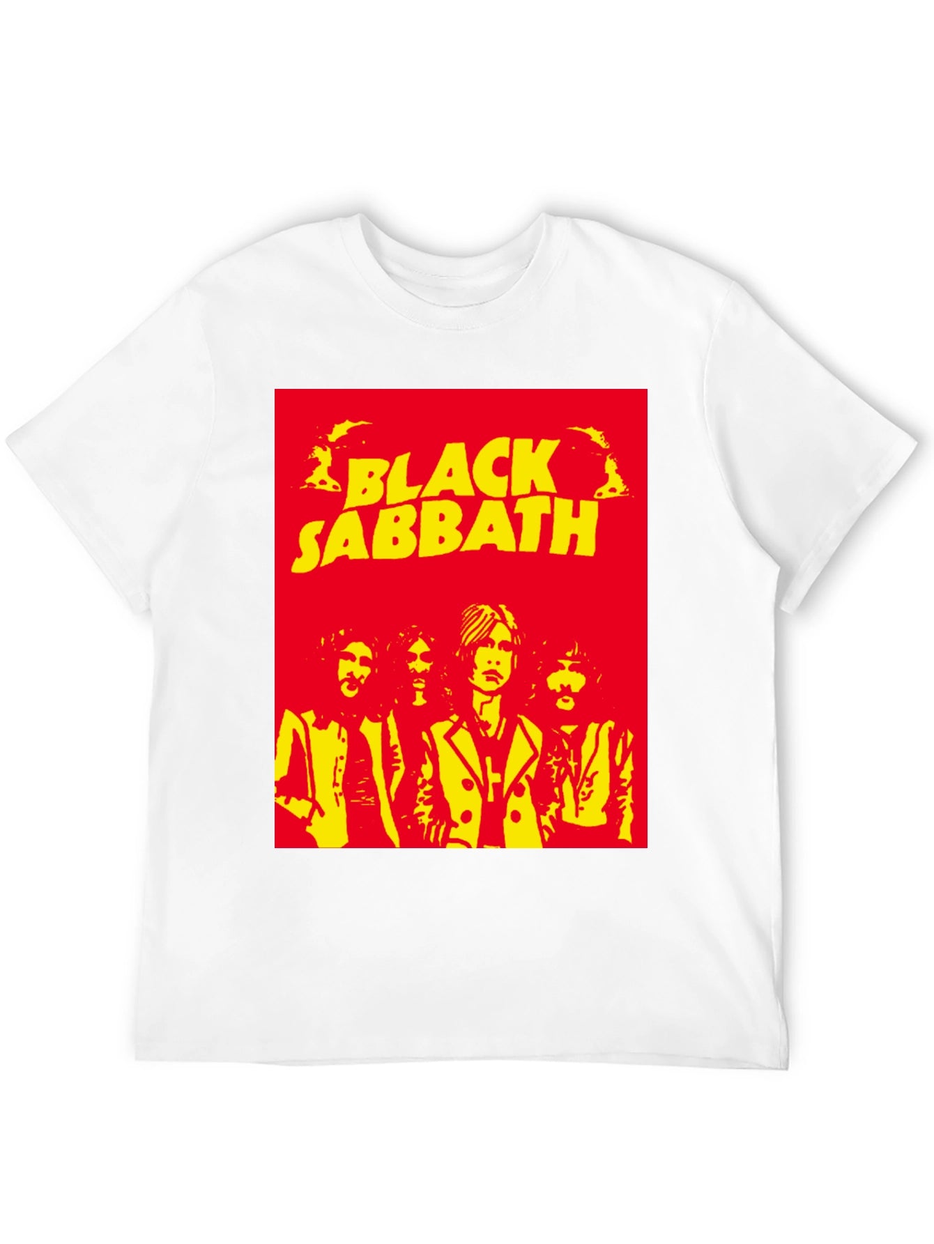 Camiseta Black Sabbath Retro para Hombre