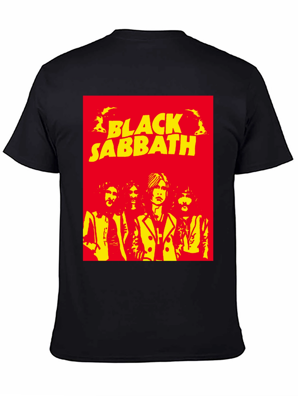 Camiseta Black Sabbath Retro para Hombre