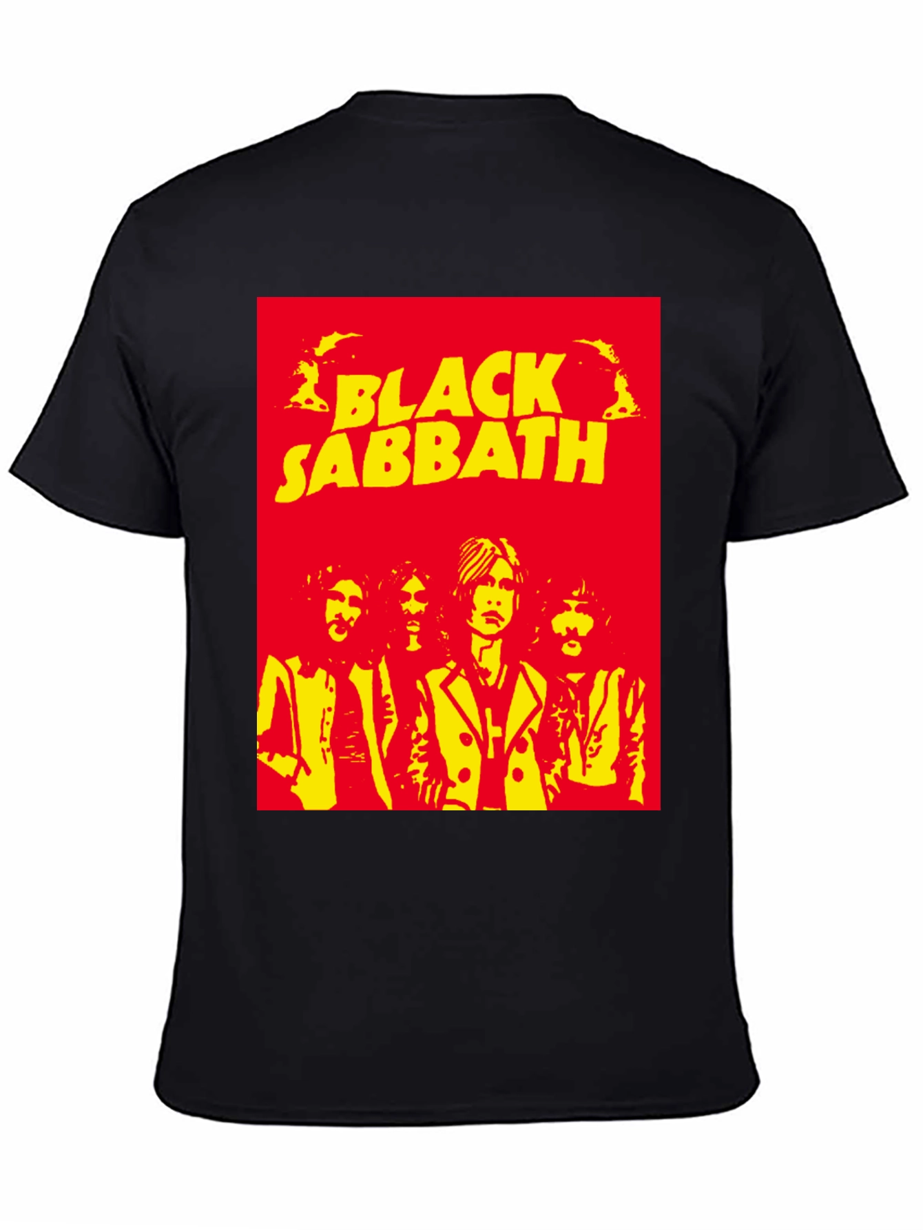 Camiseta Black Sabbath Retro para Hombre
