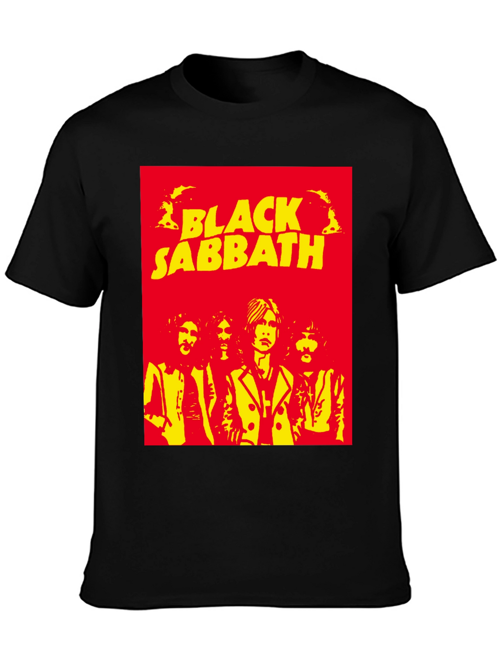 Camiseta Black Sabbath Retro para Hombre