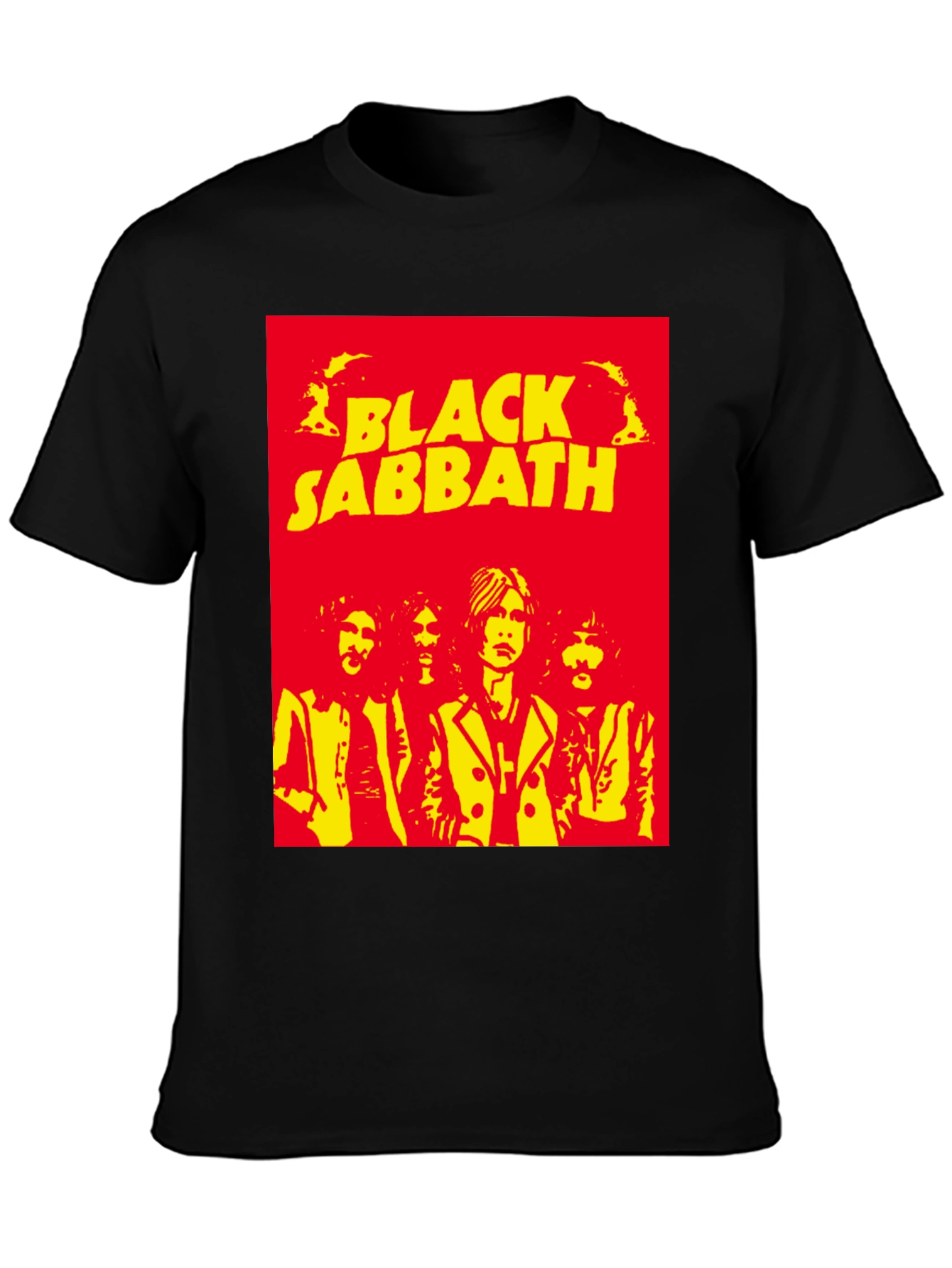 Camiseta Black Sabbath Retro para Hombre