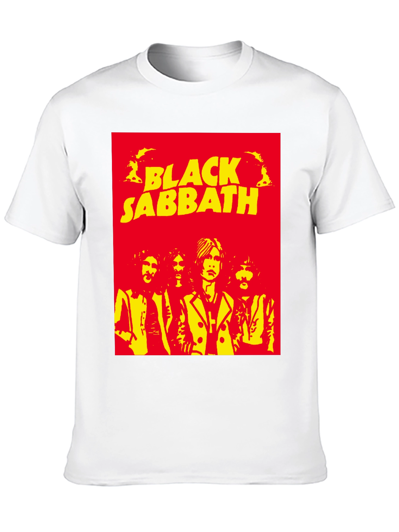 Camiseta Black Sabbath Retro para Hombre