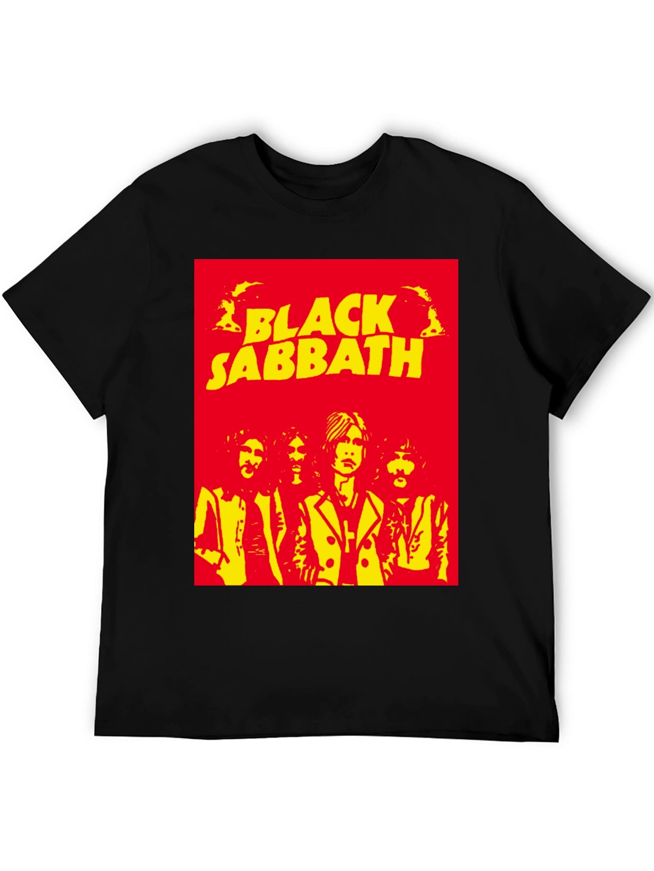 Camiseta Black Sabbath Retro para Hombre