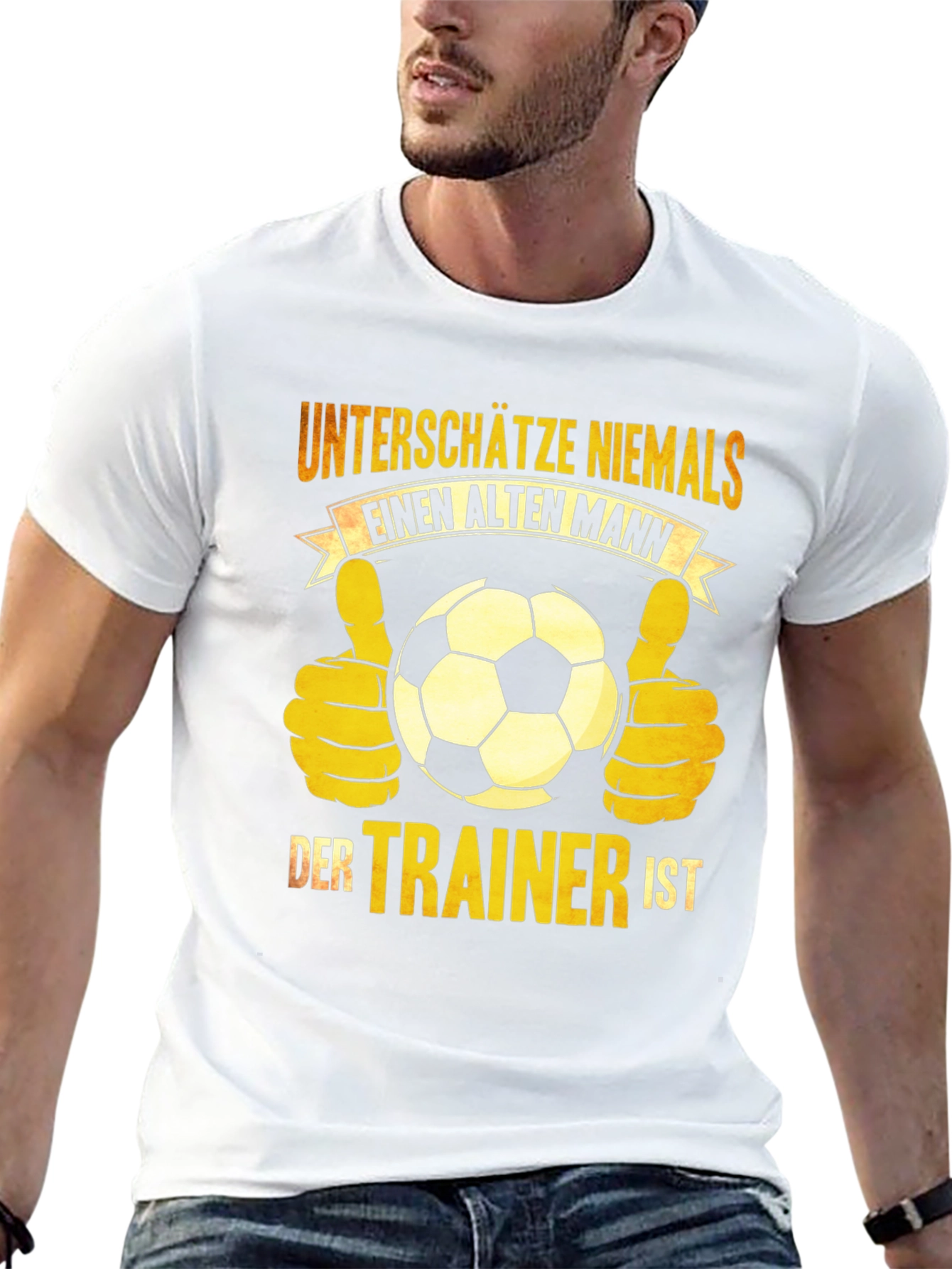 Camiseta Fútbol Entrenador Hombre - Nunca Subestimes al Entrenador