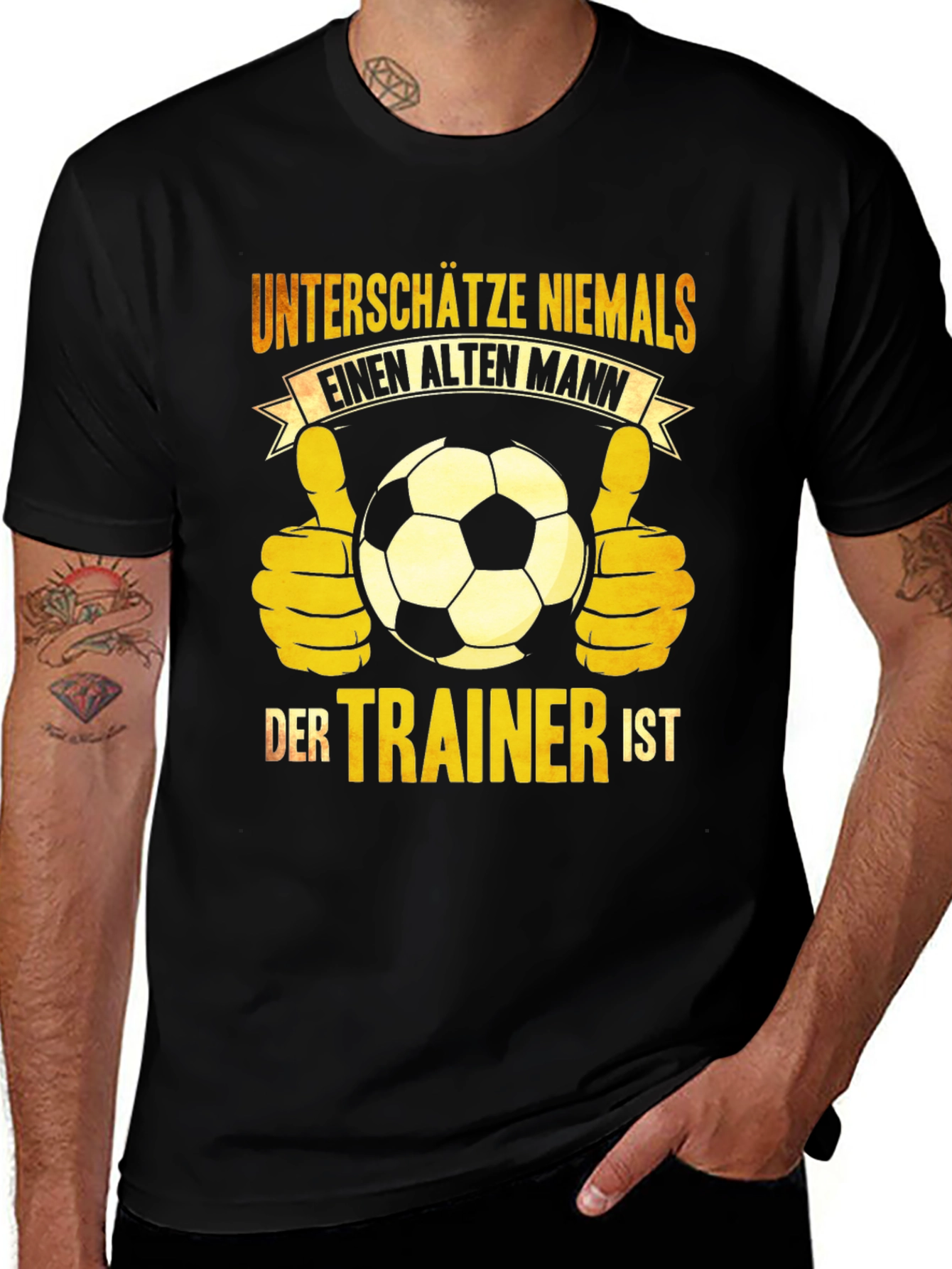Camiseta Fútbol Entrenador Hombre - Nunca Subestimes al Entrenador