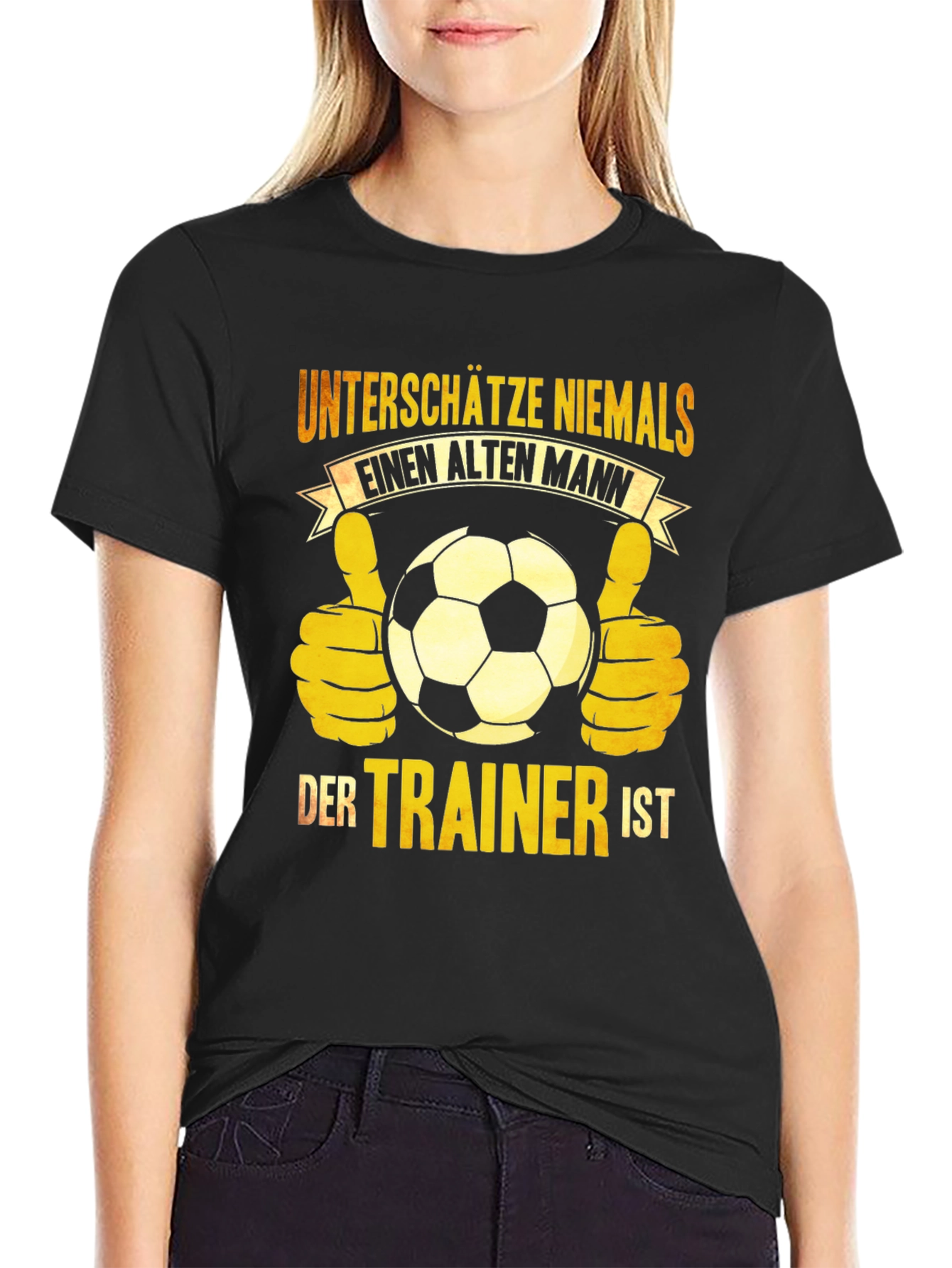 Camiseta Fútbol Entrenador Hombre - Nunca Subestimes al Entrenador