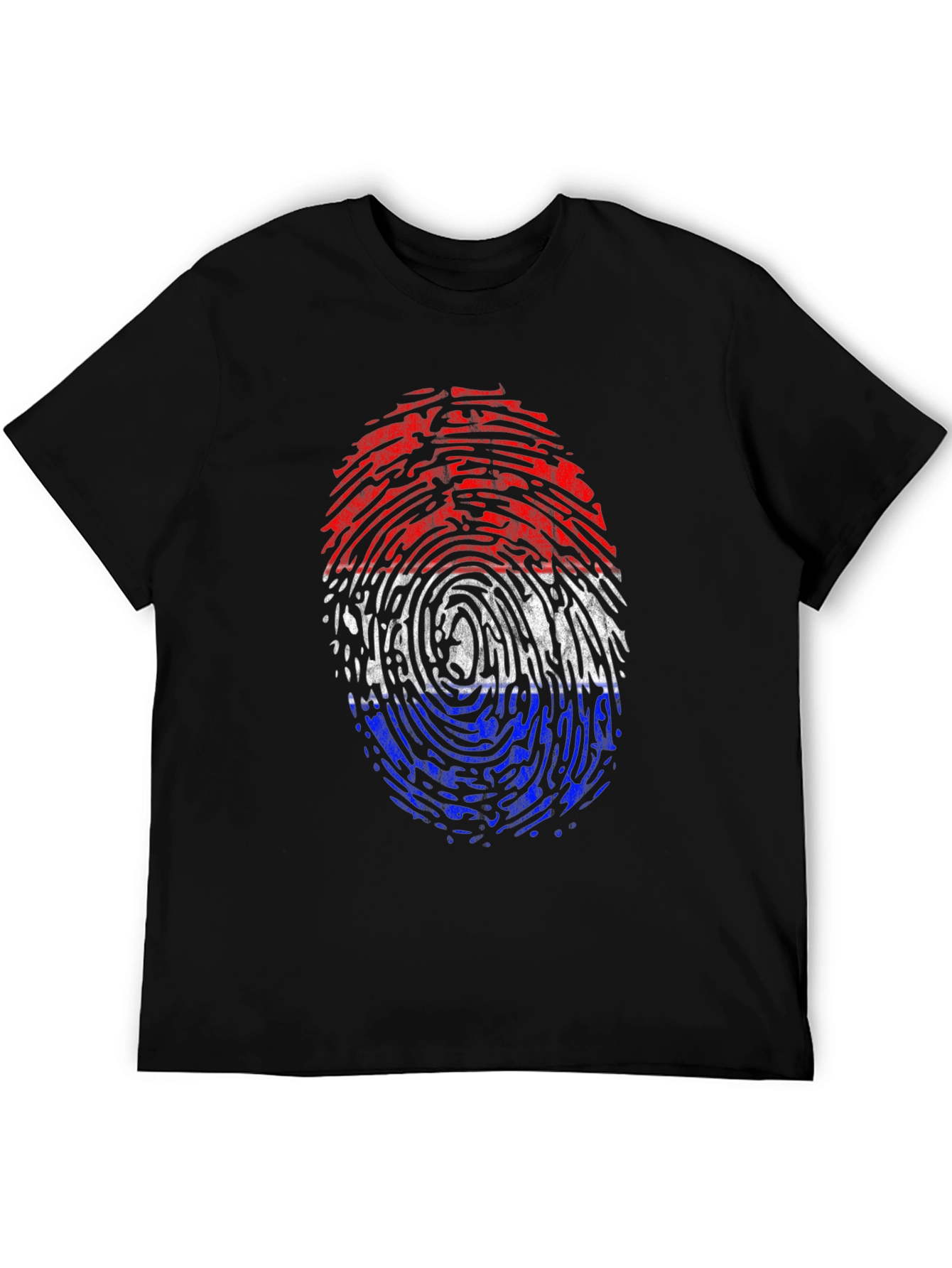Camiseta Hombre Huella Bandera