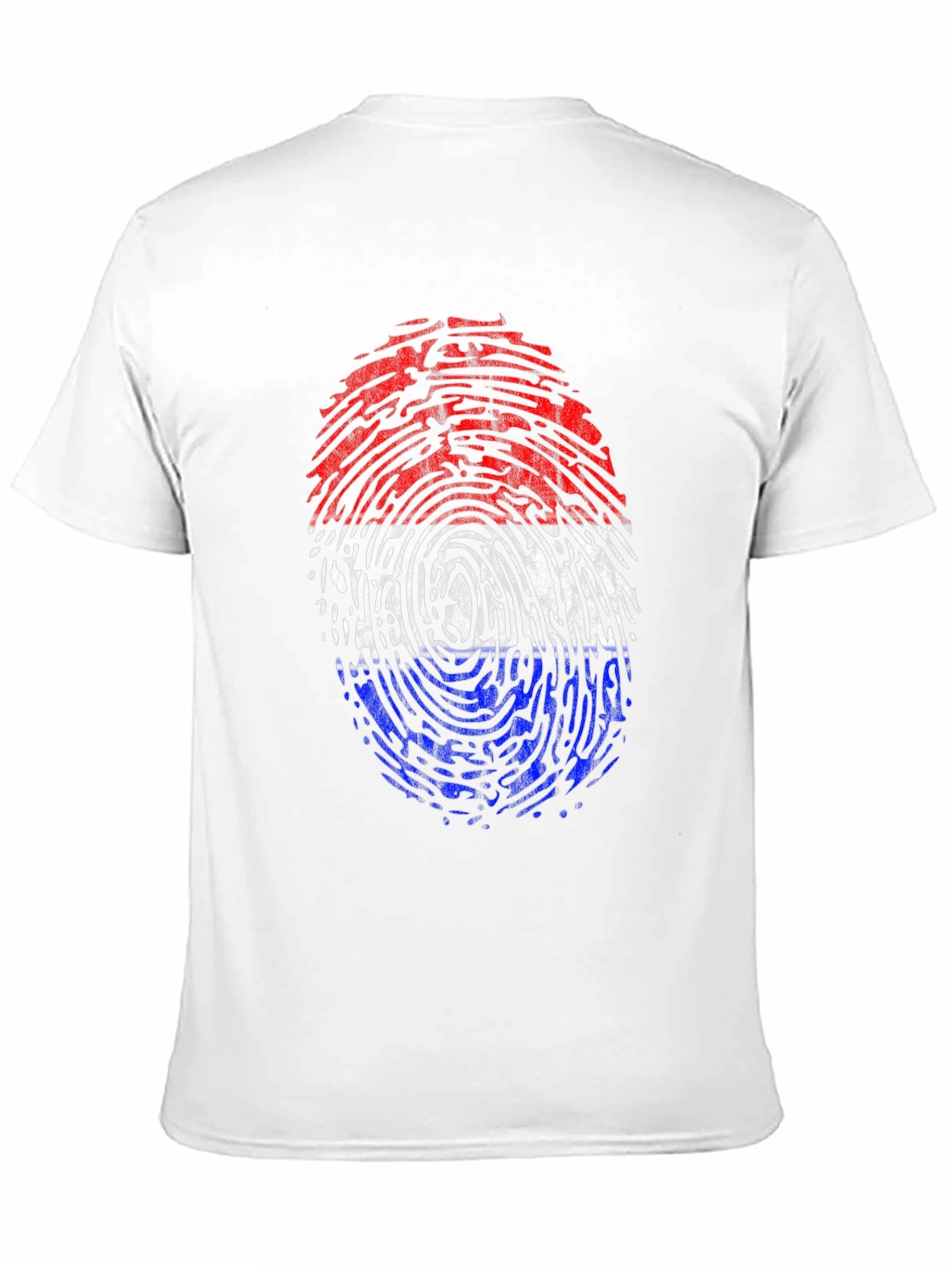 Camiseta Hombre Huella Bandera