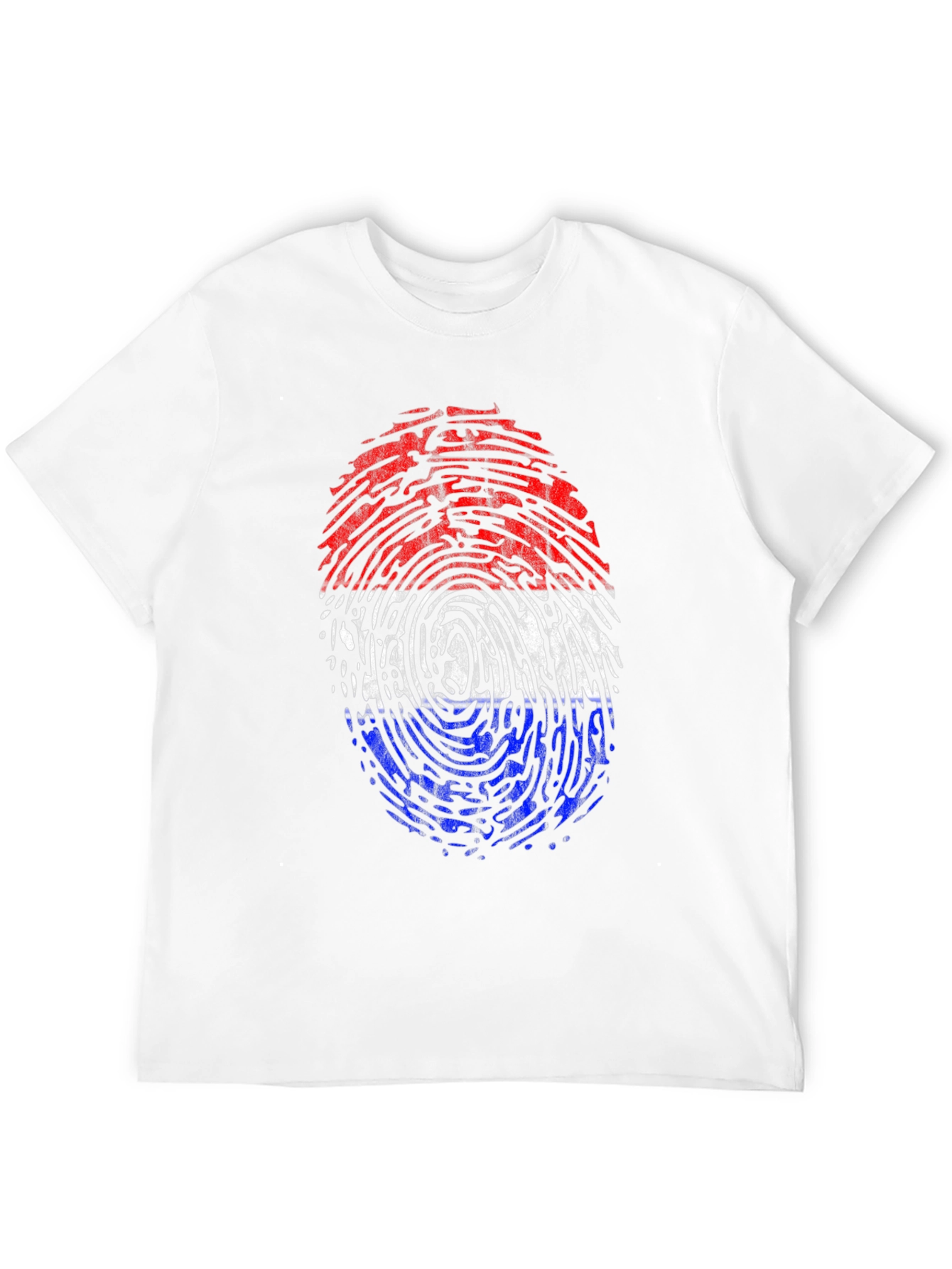 Camiseta Hombre Huella Bandera
