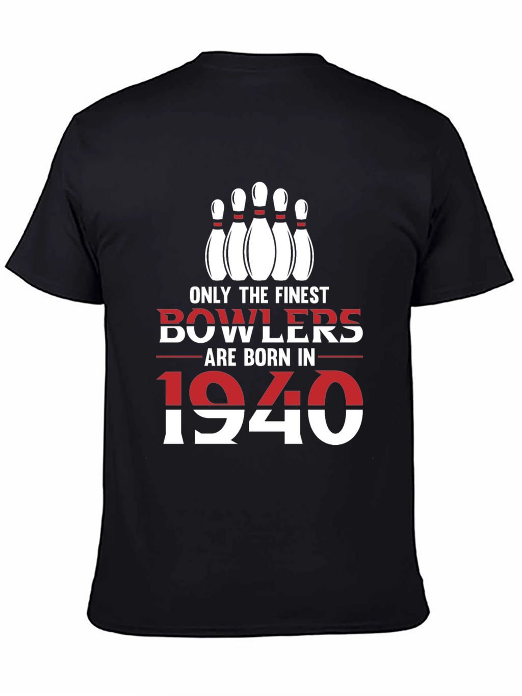 Camiseta de Boliche: Nacidos en 1940