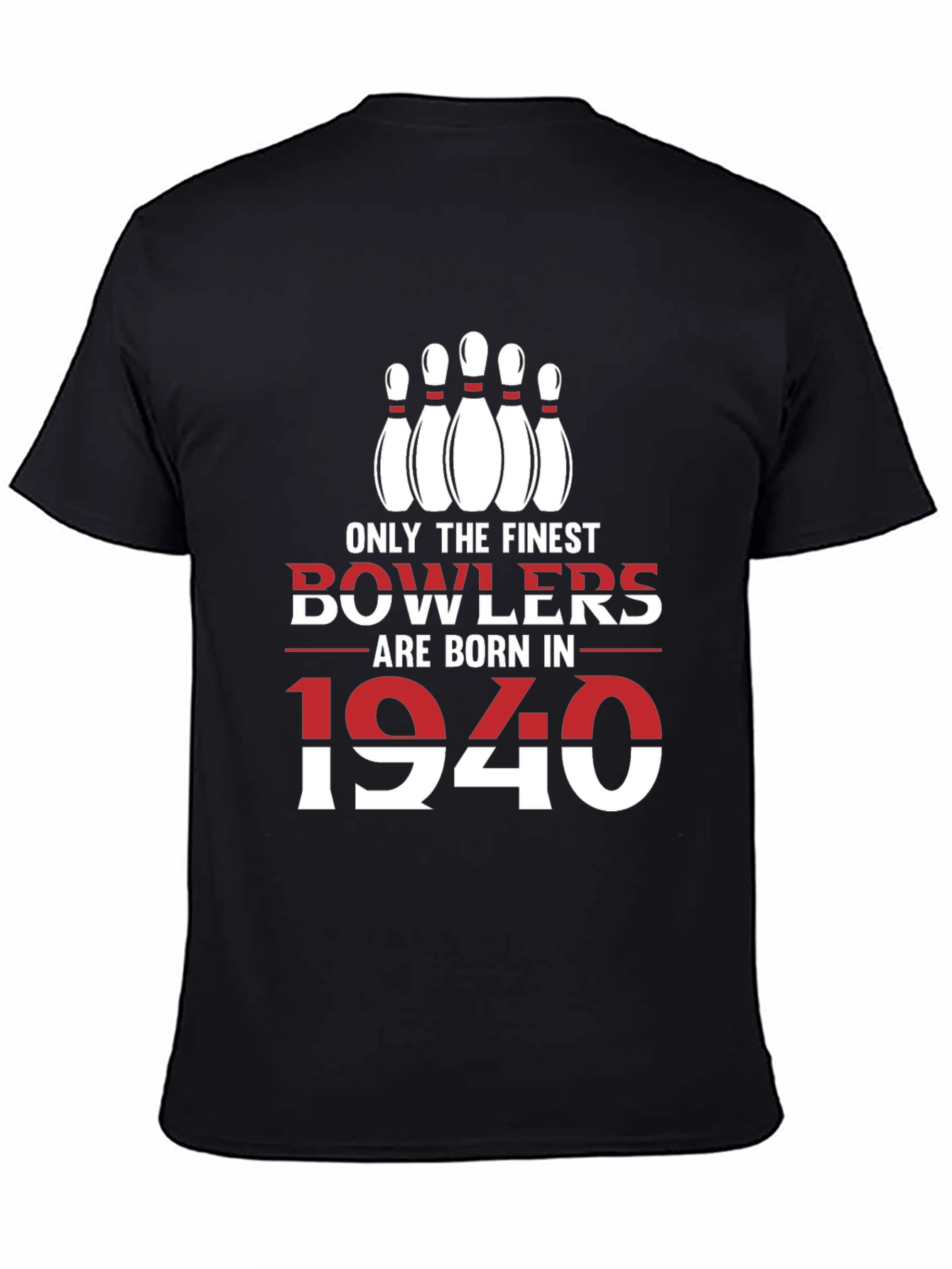 Camiseta de Boliche: Nacidos en 1940