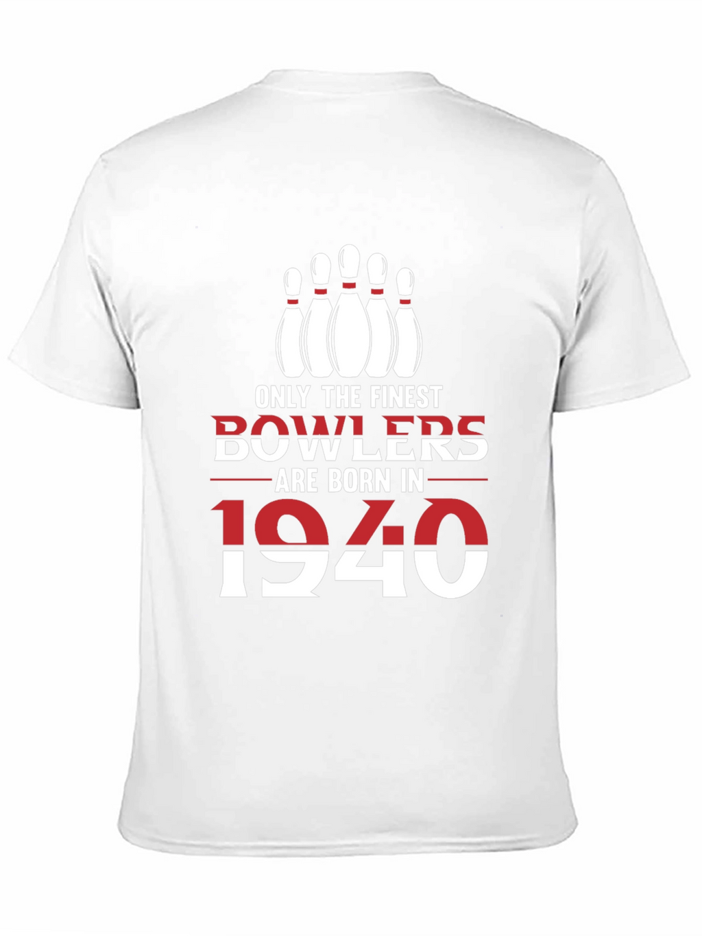Camiseta de Boliche: Nacidos en 1940