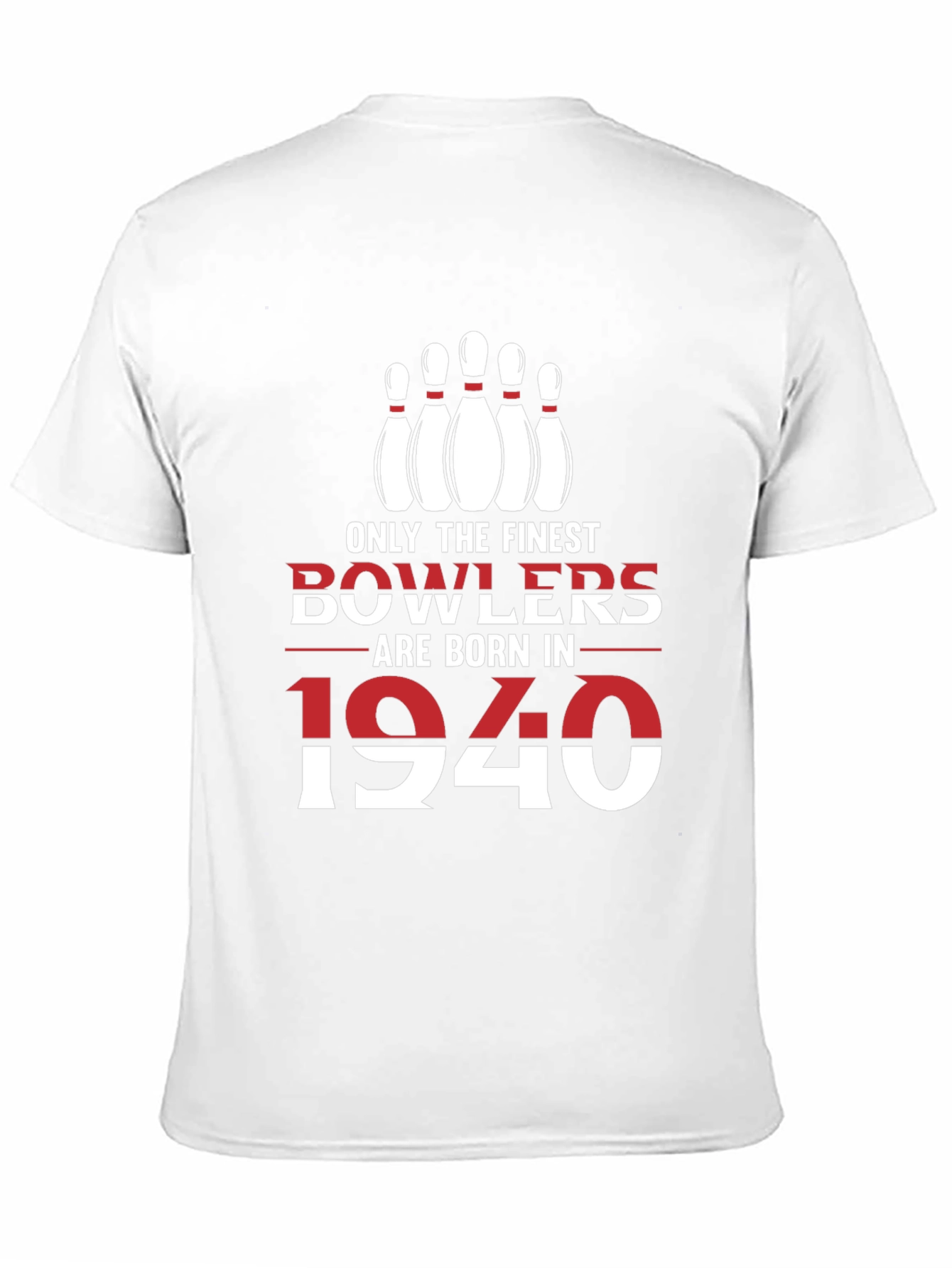 Camiseta de Boliche: Nacidos en 1940