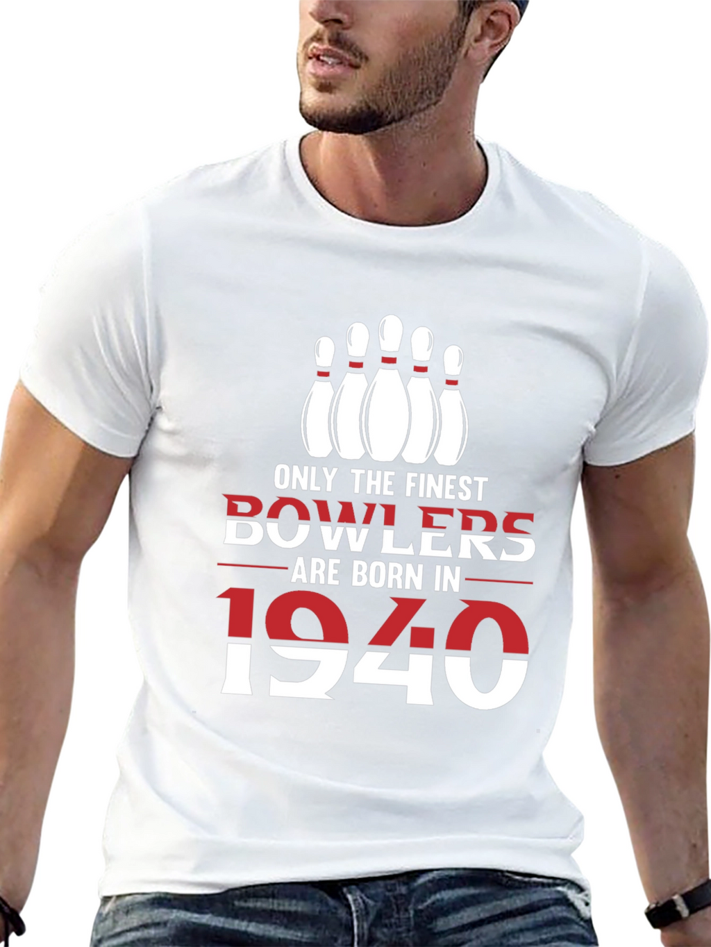 Camiseta de Boliche: Nacidos en 1940