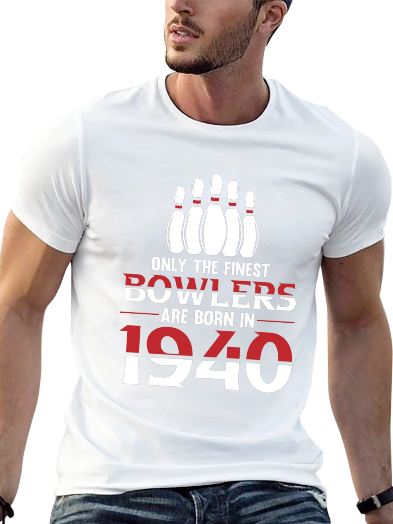 Camiseta de Boliche: Nacidos en 1940
