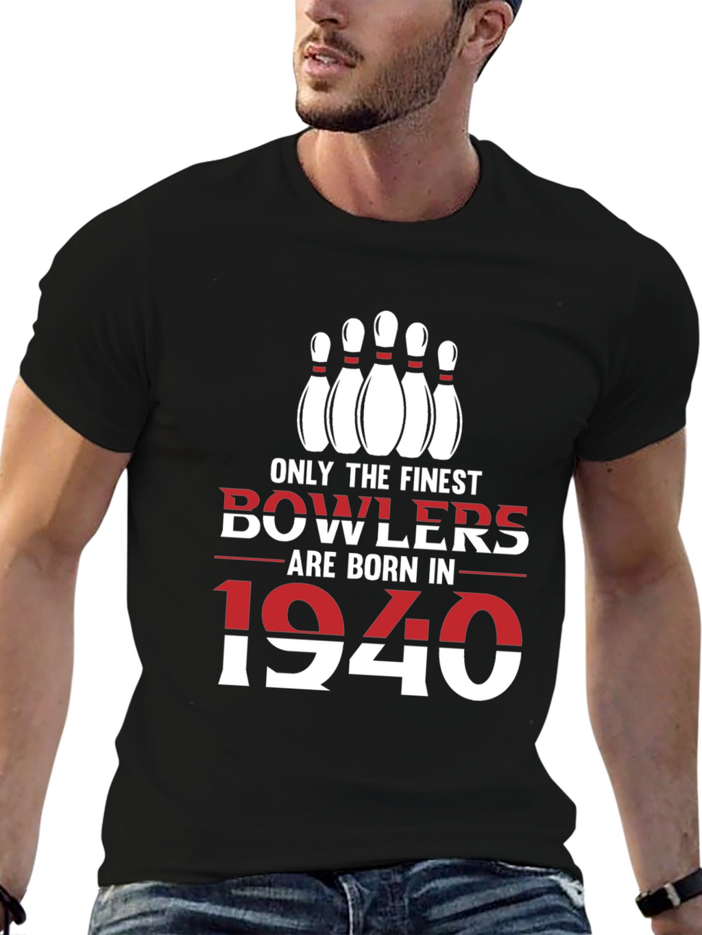 Camiseta de Boliche: Nacidos en 1940