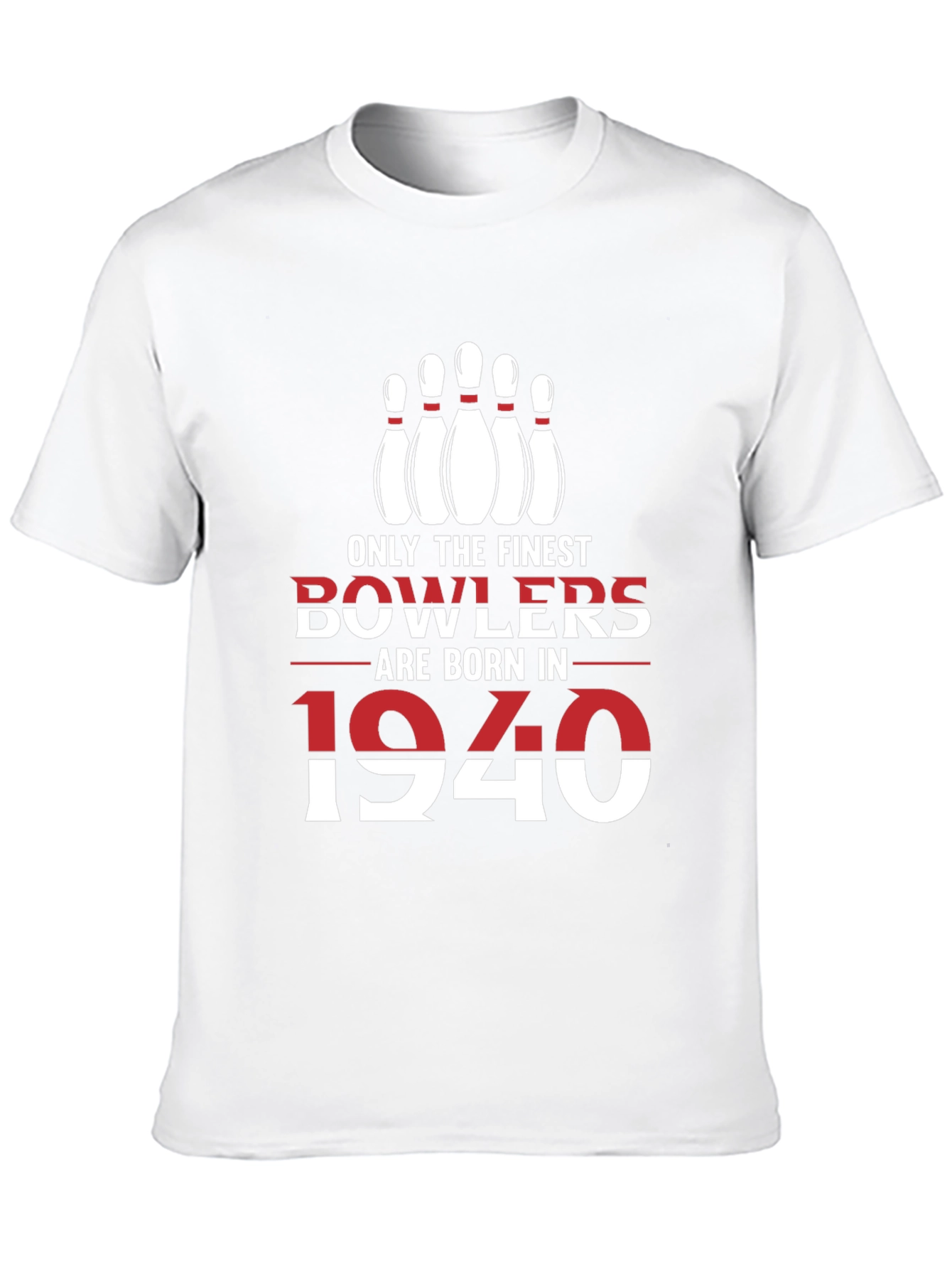 Camiseta de Boliche: Nacidos en 1940
