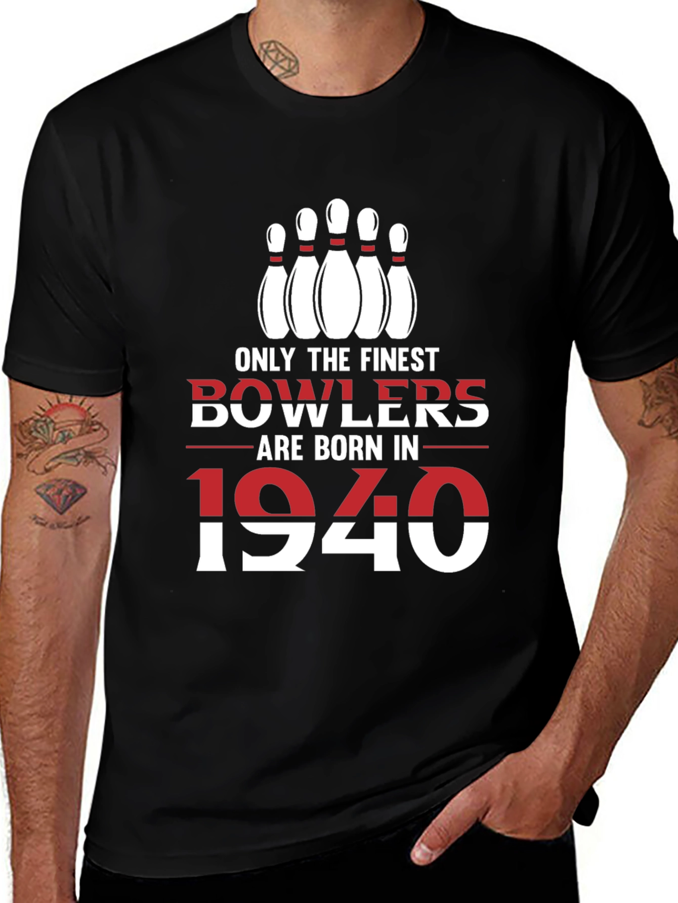 Camiseta de Boliche: Nacidos en 1940