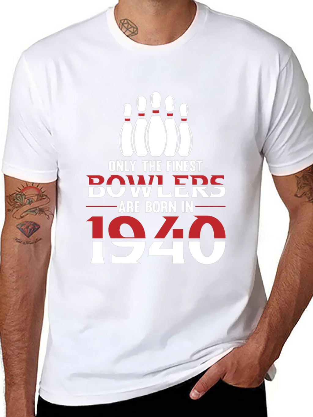 Camiseta de Boliche: Nacidos en 1940