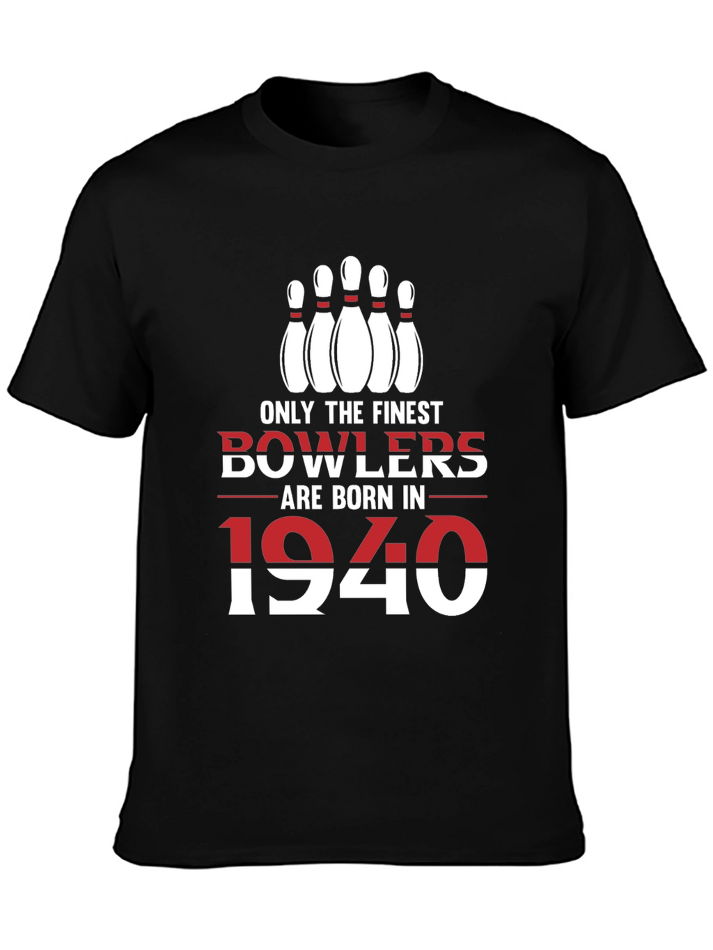 Camiseta de Boliche: Nacidos en 1940