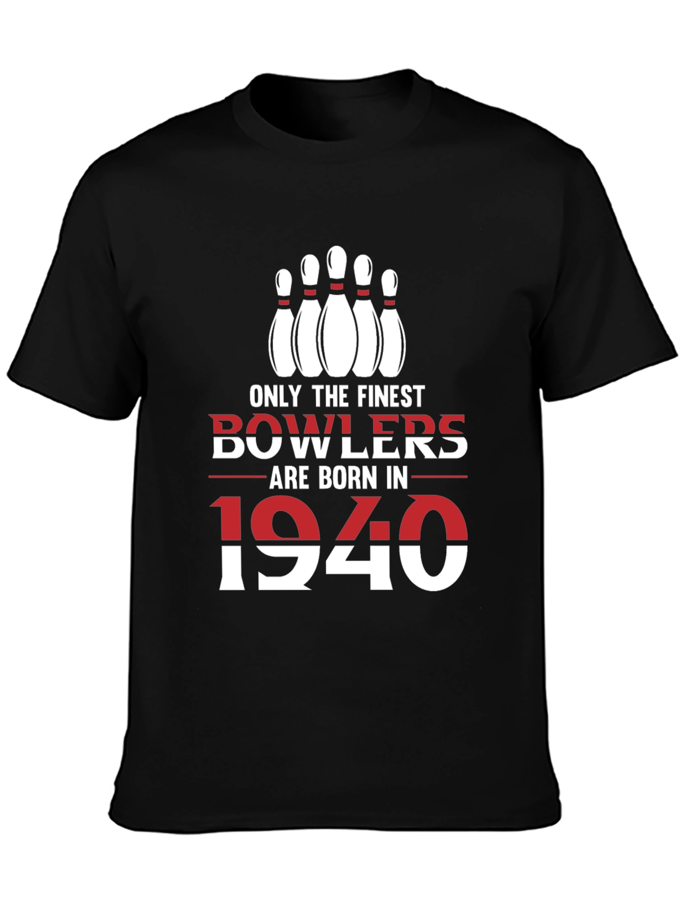 Camiseta de Boliche: Nacidos en 1940