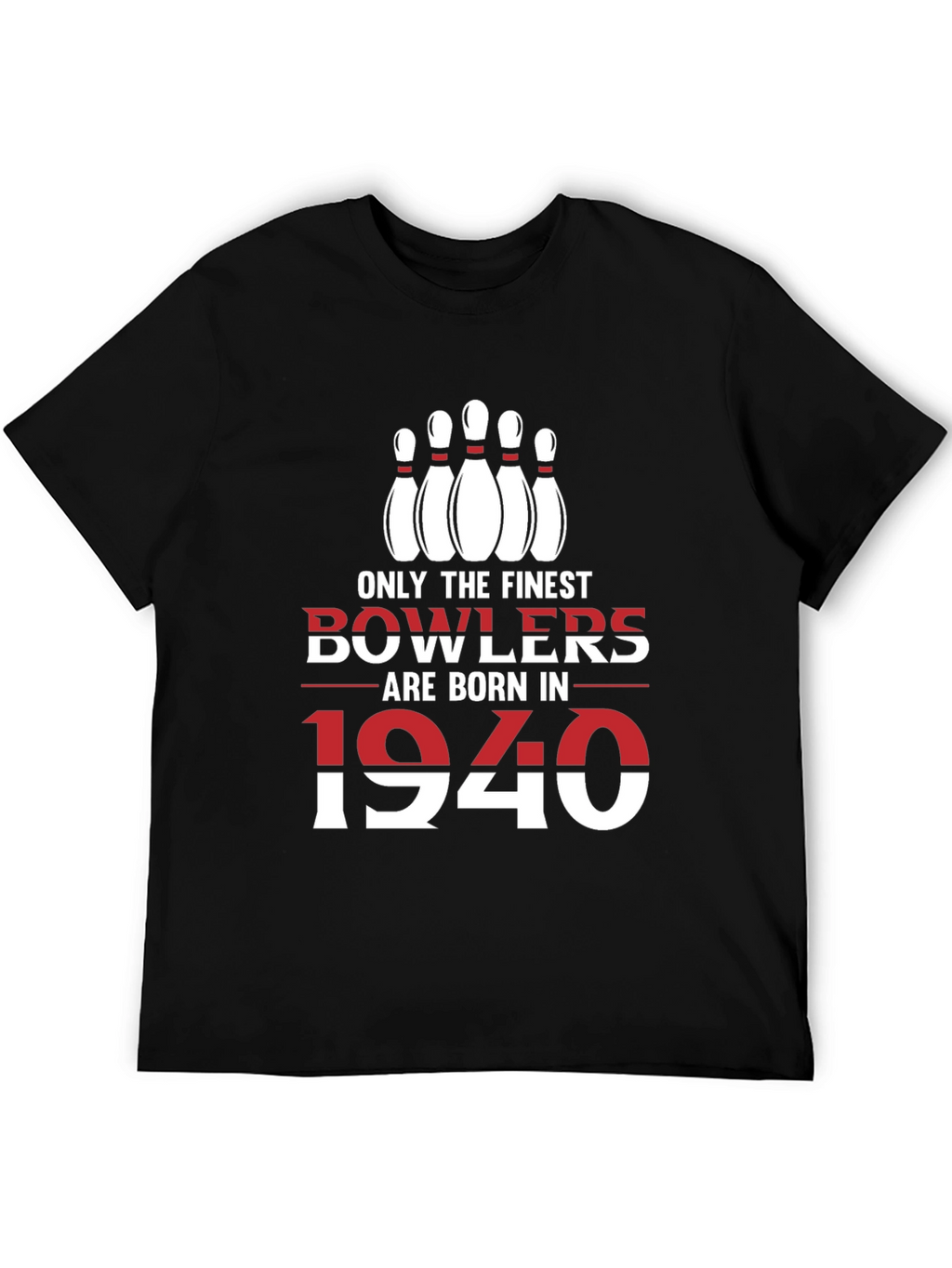 Camiseta de Boliche: Nacidos en 1940