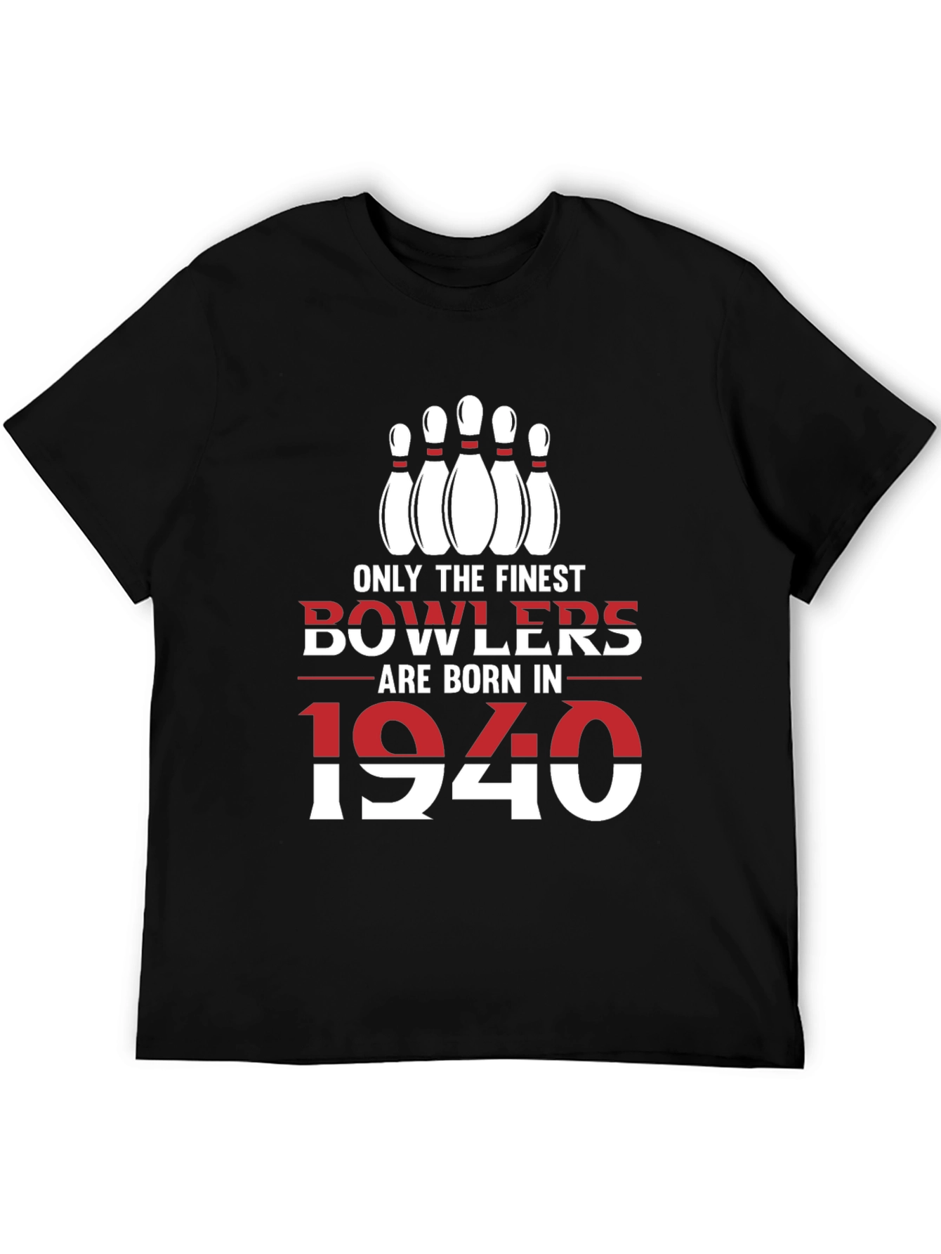 Camiseta de Boliche: Nacidos en 1940