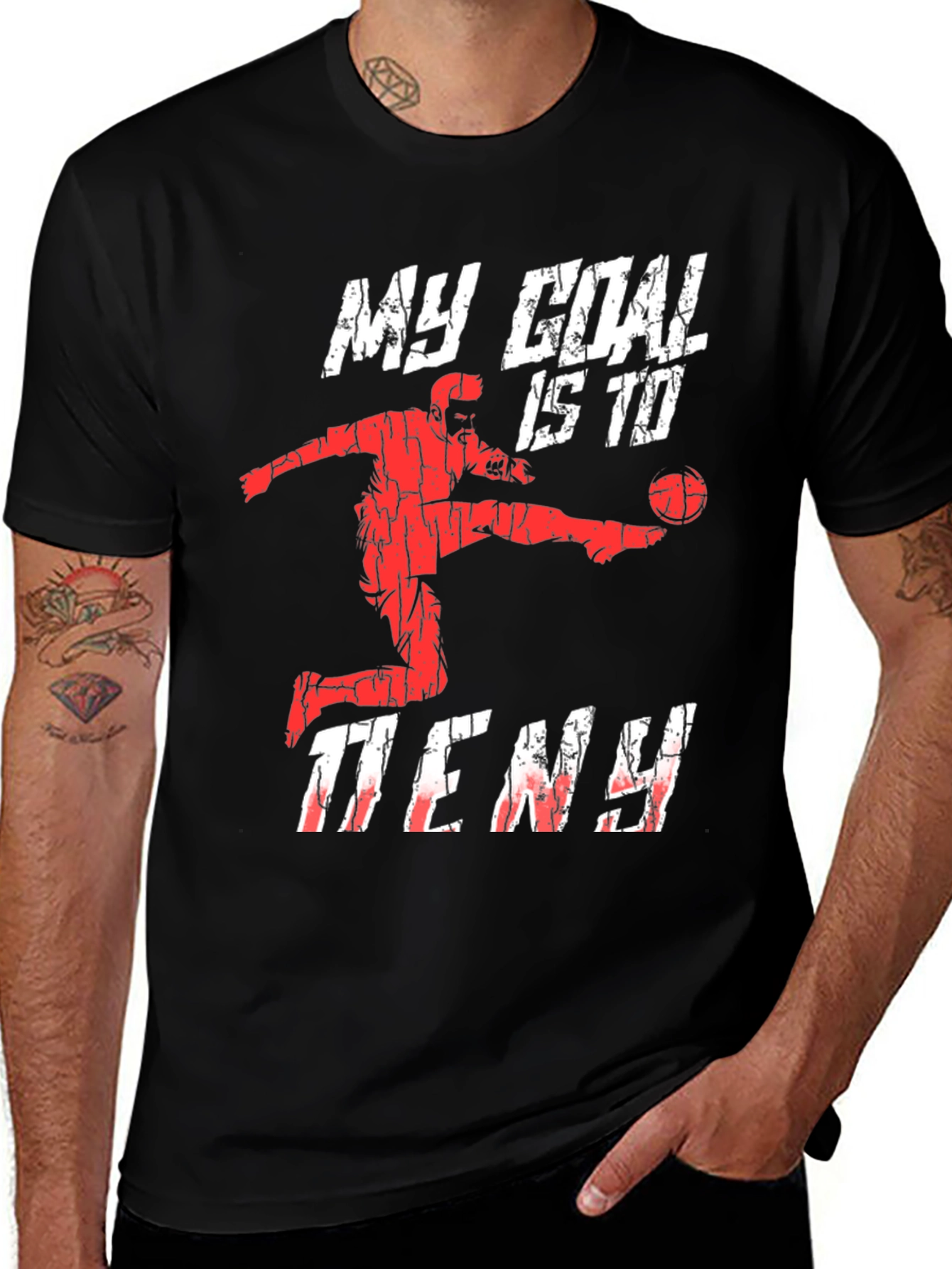 Camiseta de baloncesto My Goal Is To Deny