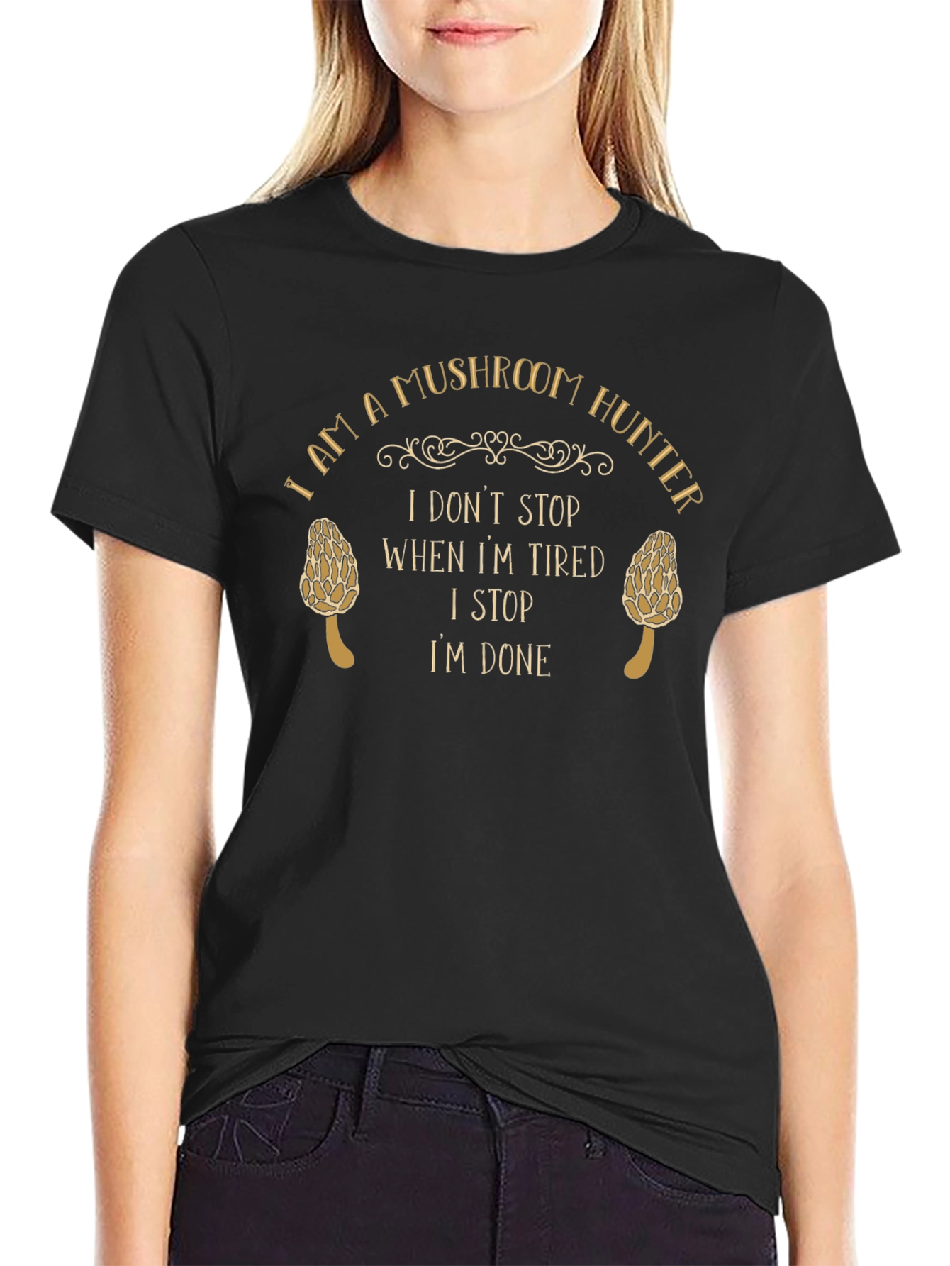 Camiseta Cazador de Hongos: No paro hasta terminar