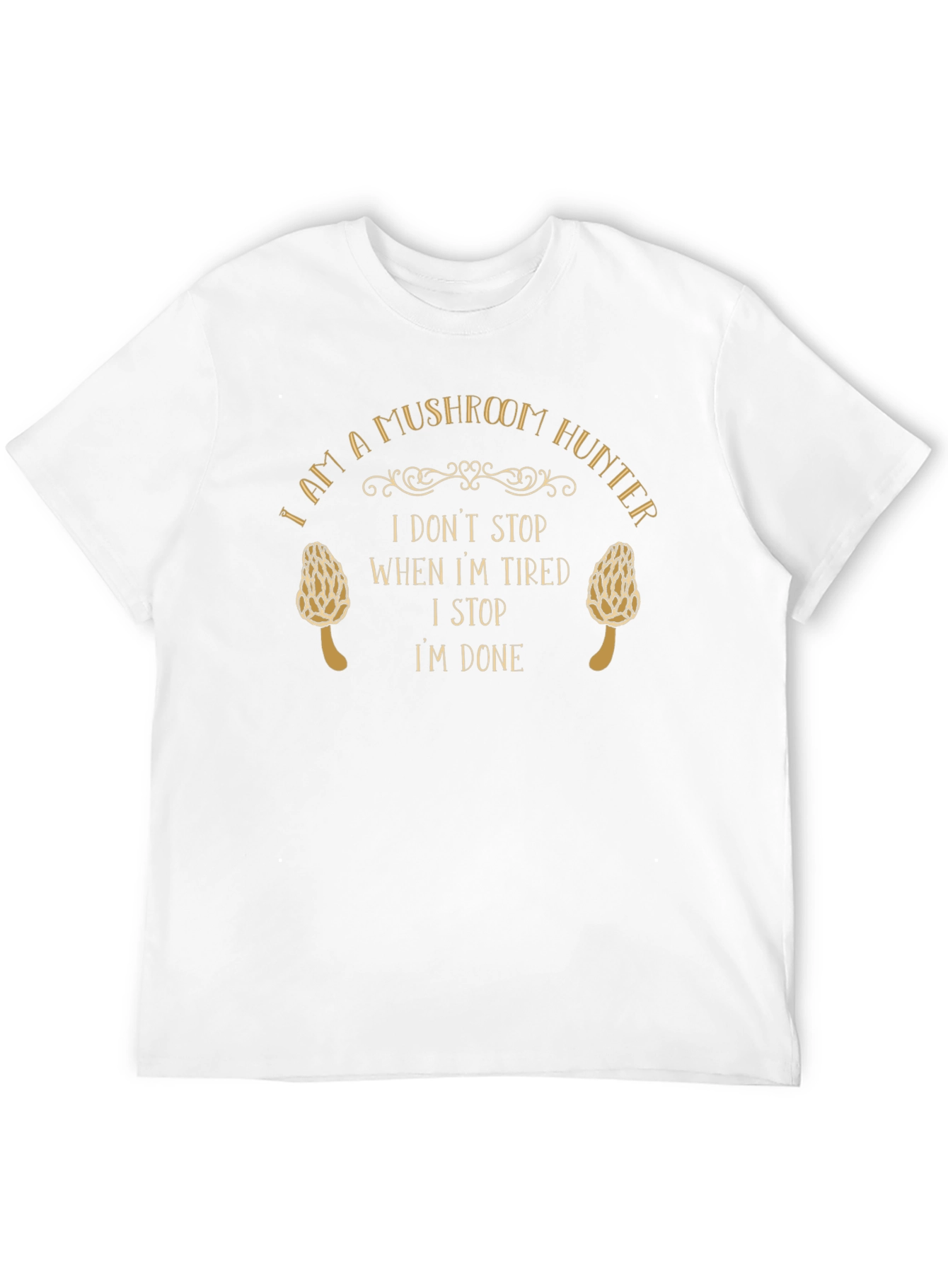 Camiseta Cazador de Hongos: No paro hasta terminar
