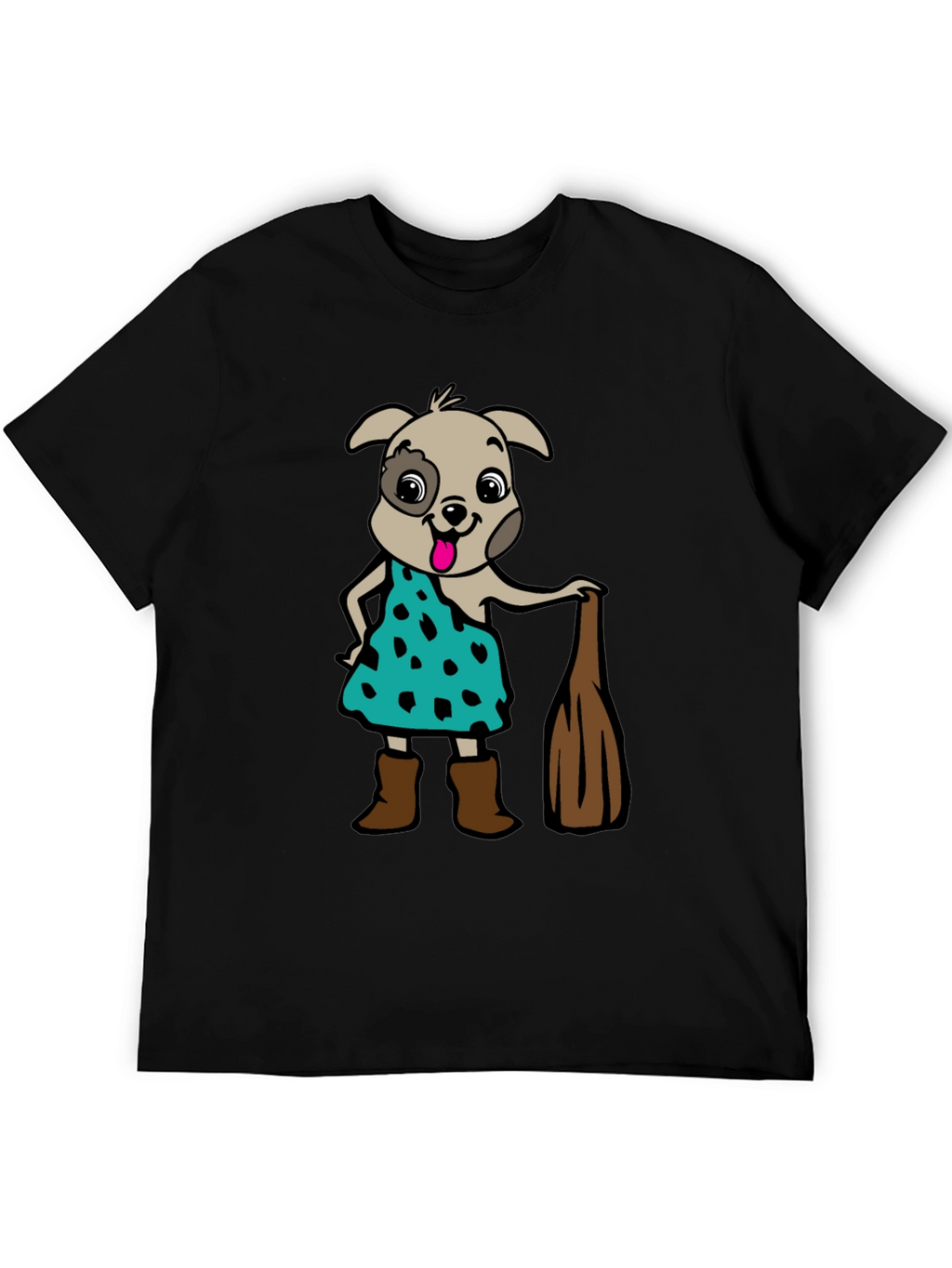 Camiseta Hombre Diseño Perro Picapiedra