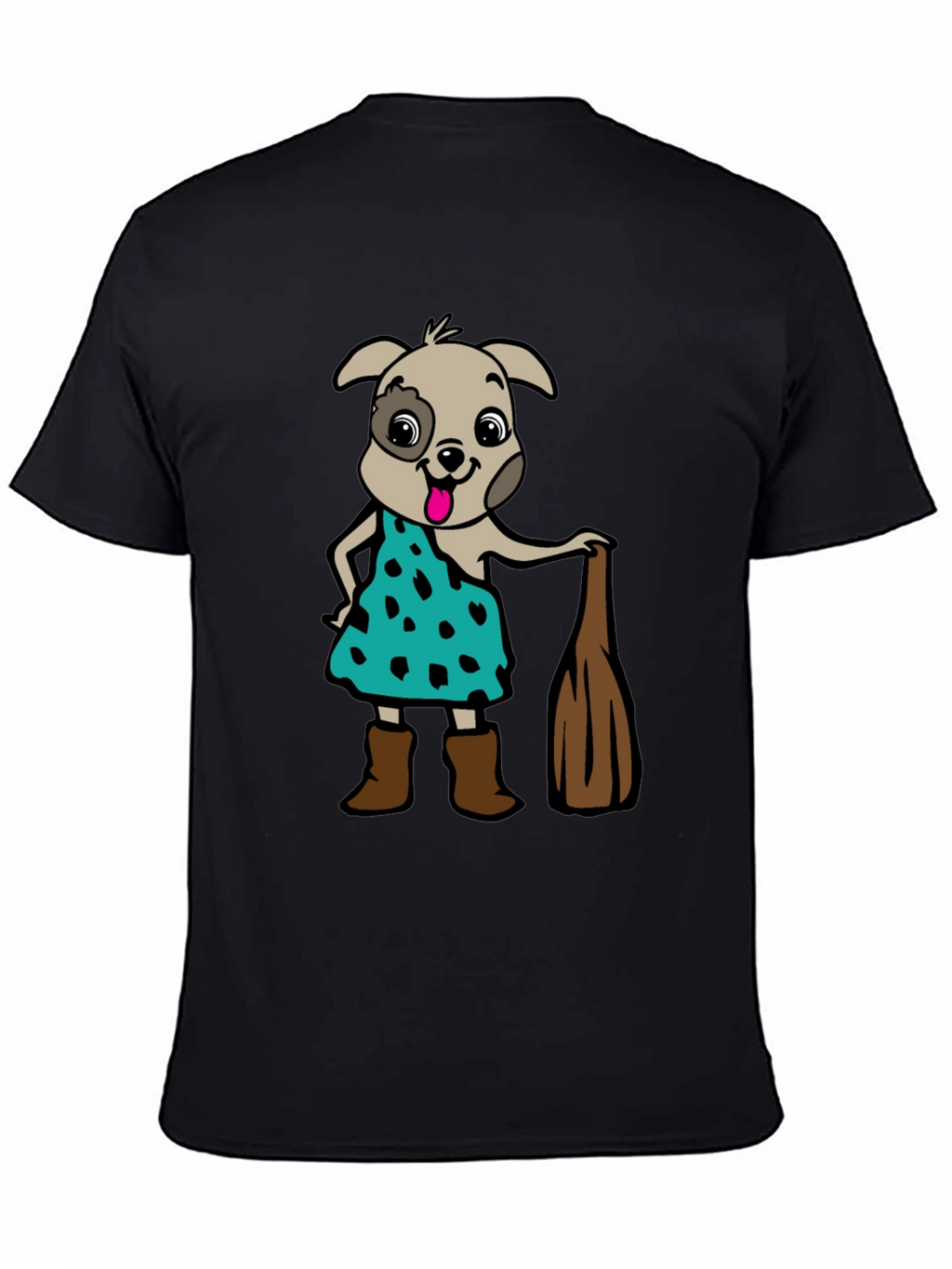 Camiseta Hombre Diseño Perro Picapiedra