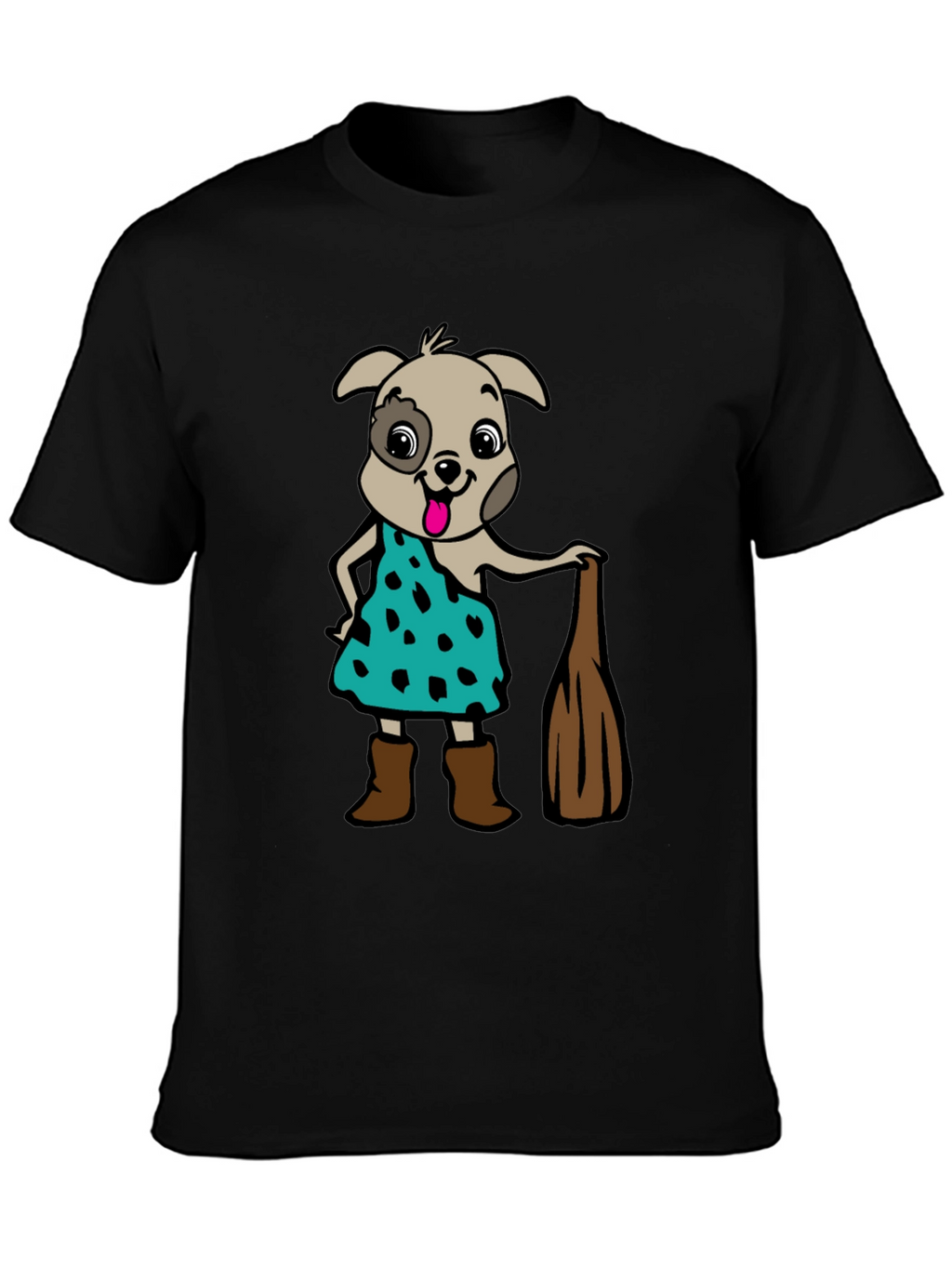 Camiseta Hombre Diseño Perro Picapiedra