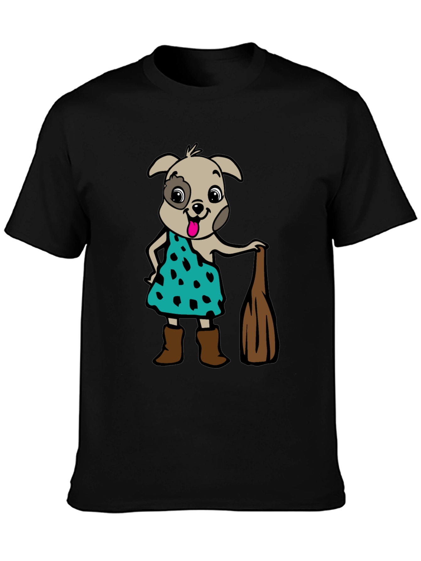 Camiseta Hombre Diseño Perro Picapiedra