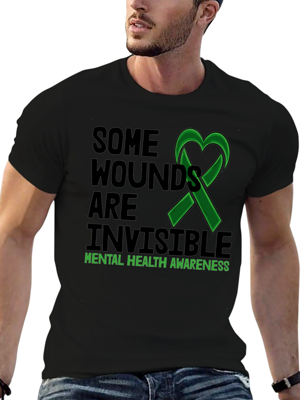Camiseta de Concientización Sobre la Salud Mental