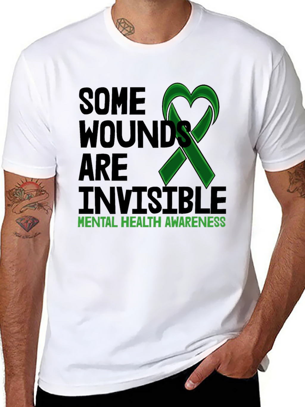 Camiseta de Concientización Sobre la Salud Mental