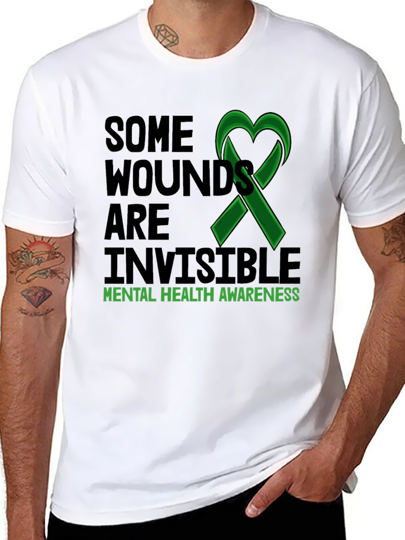 Camiseta de Concientización Sobre la Salud Mental