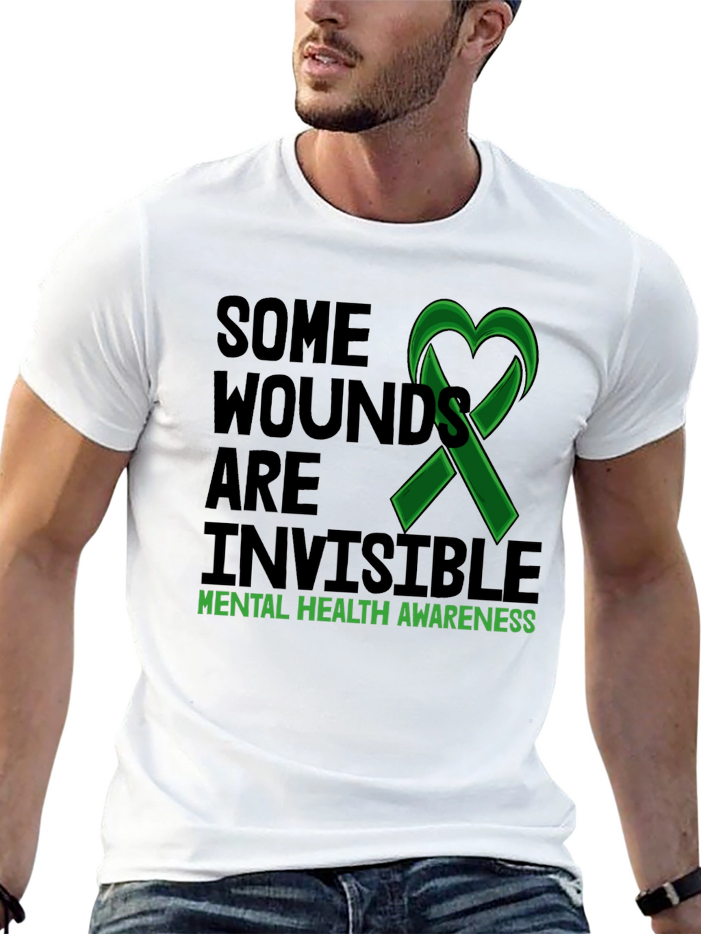 Camiseta de Concientización Sobre la Salud Mental