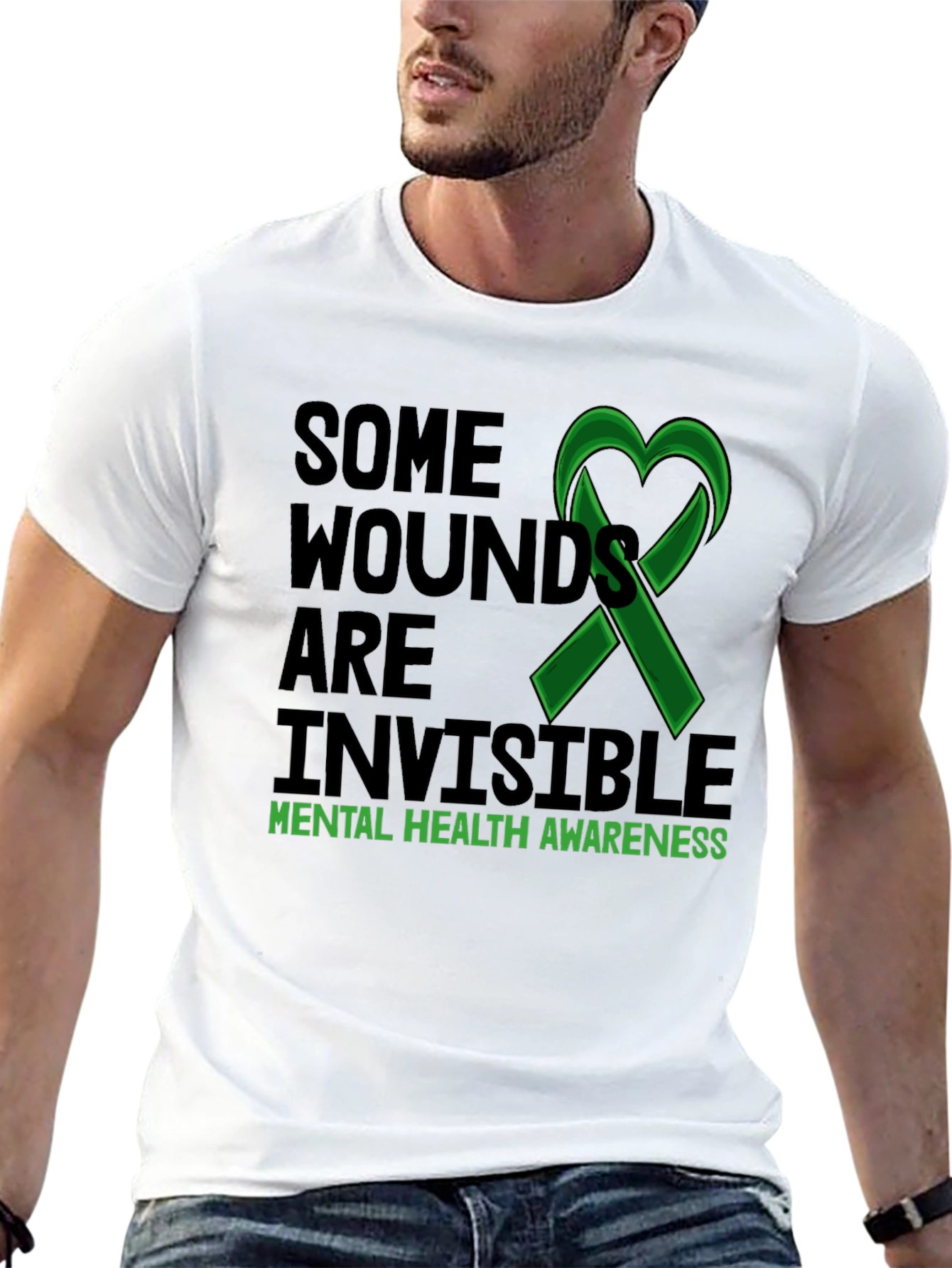 Camiseta de Concientización Sobre la Salud Mental