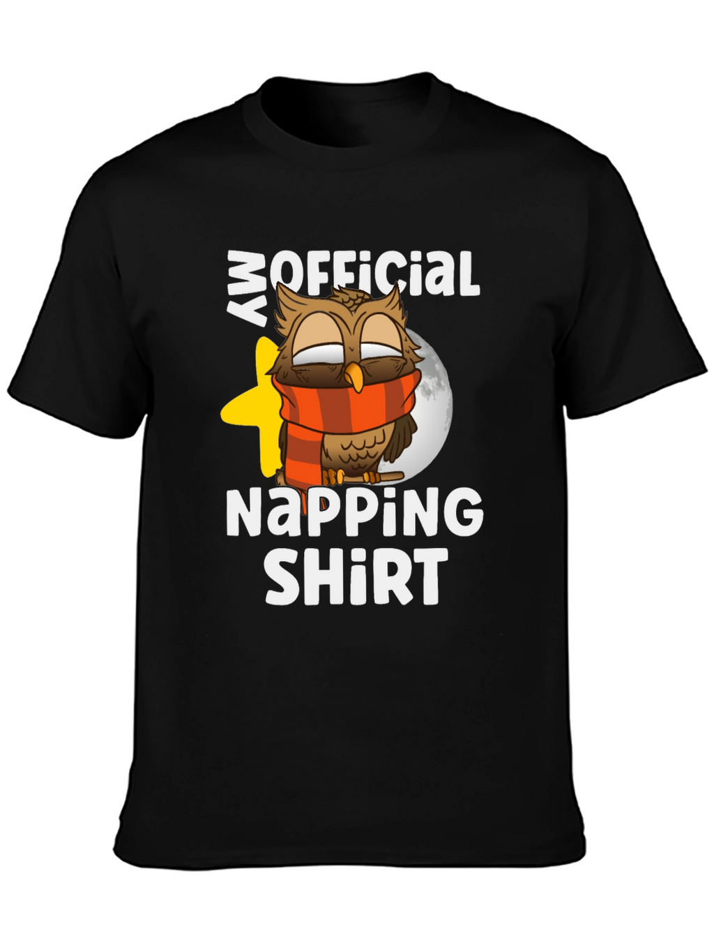 Camiseta Divertida de Búho para Siesta