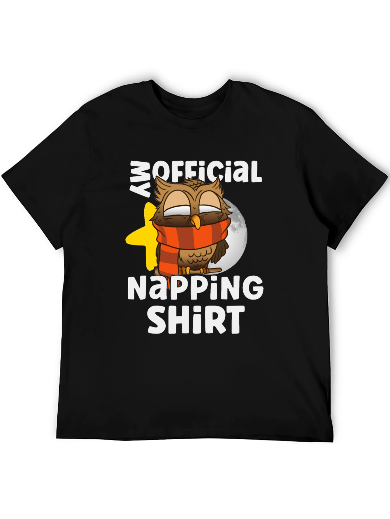 Camiseta Divertida de Búho para Siesta